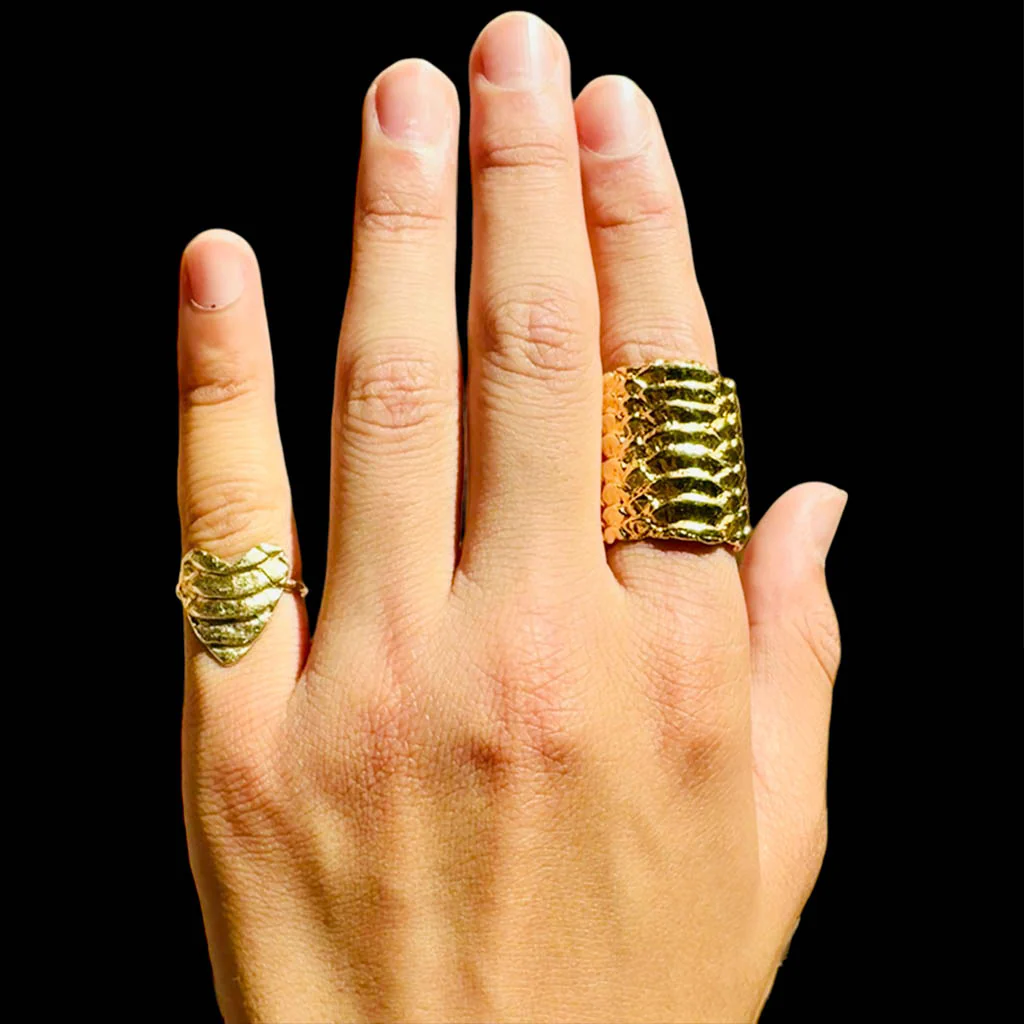 Adore Charm Ring | Brass Gold - Image 2