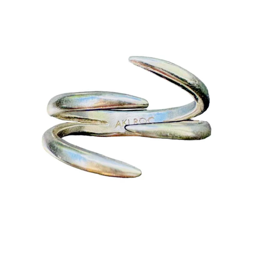 The Hug Ring Duo | Sterling Silver
