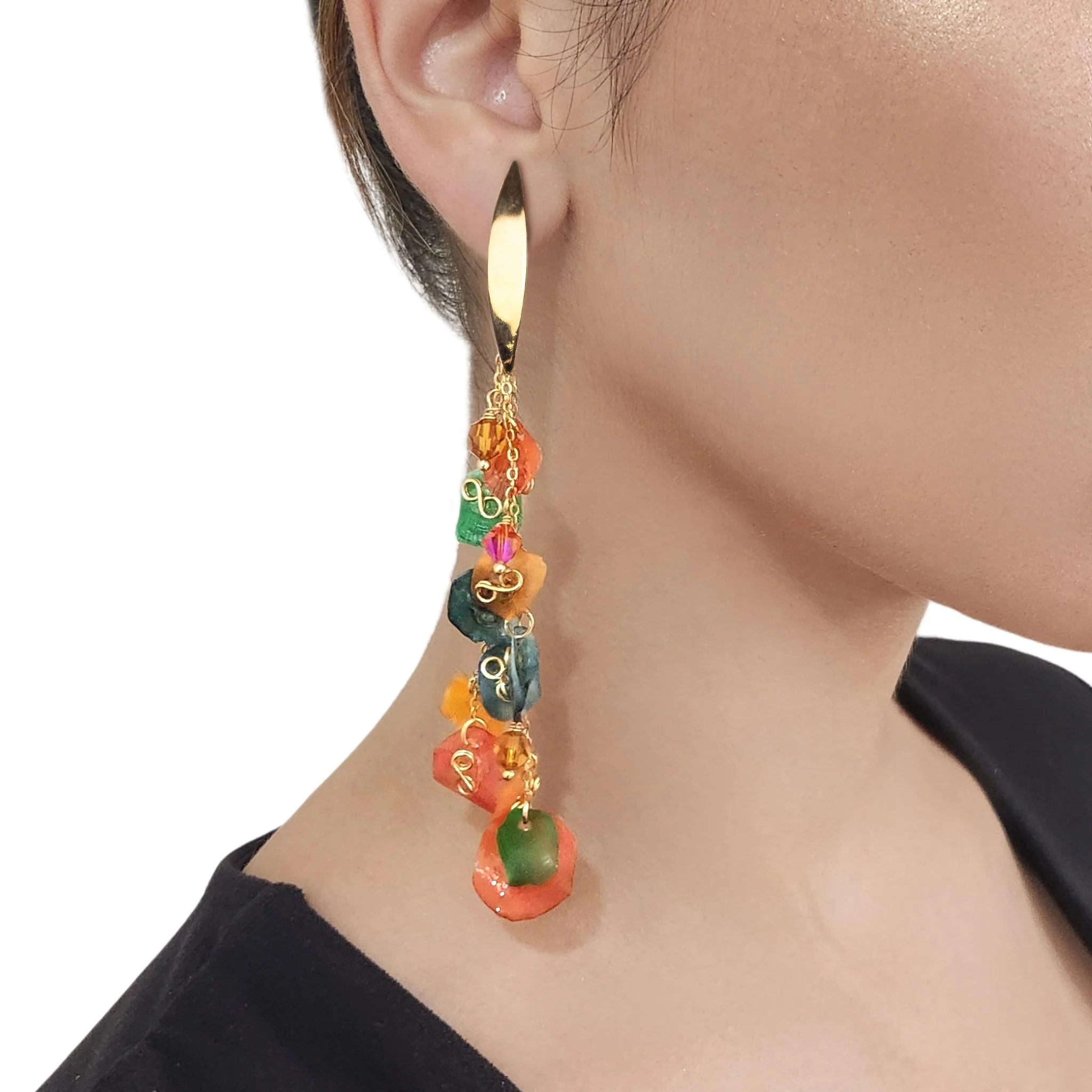 Coral Rain Earring - Image 3