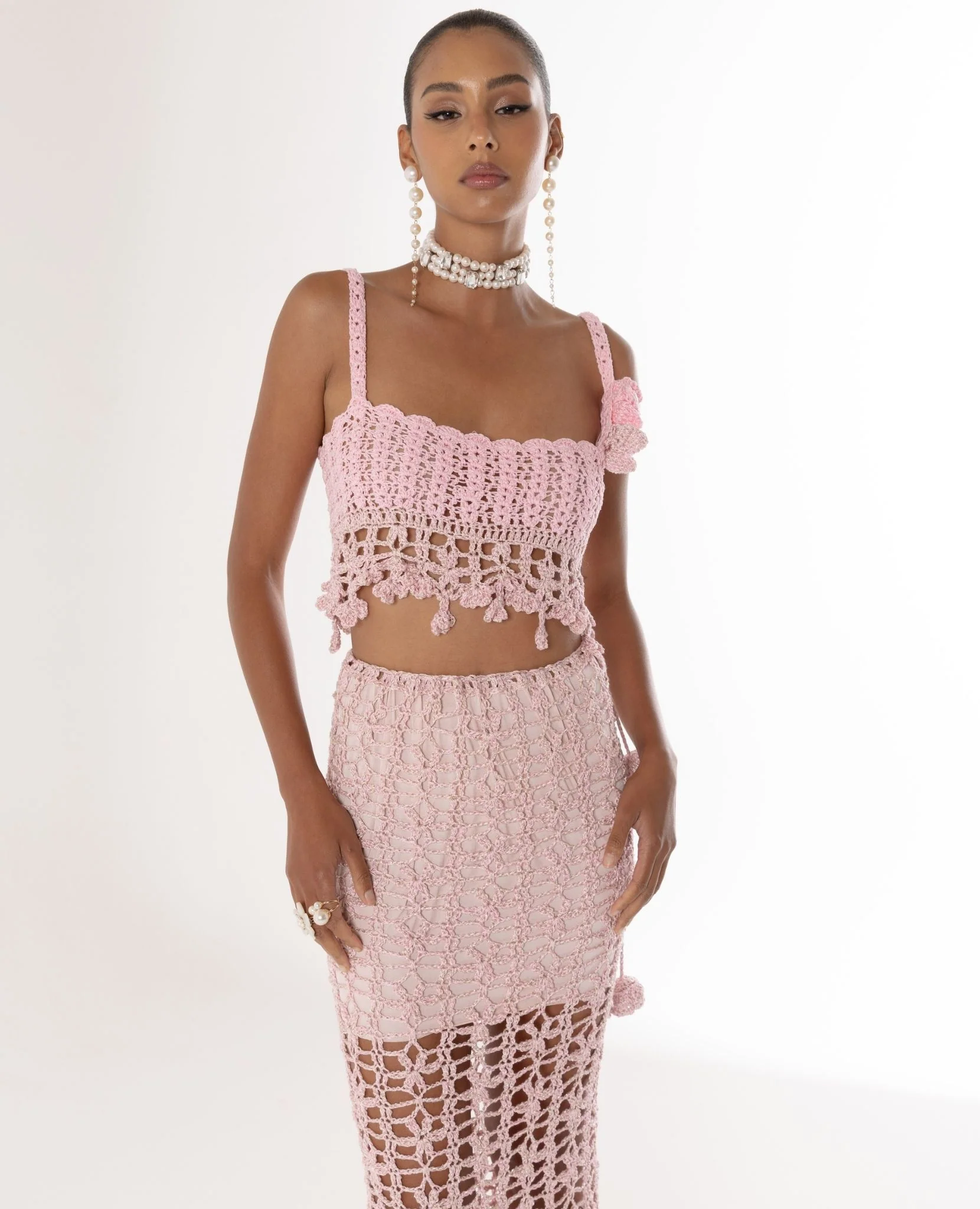 Pink Vanilla Handmade Crochet Top - Image 5