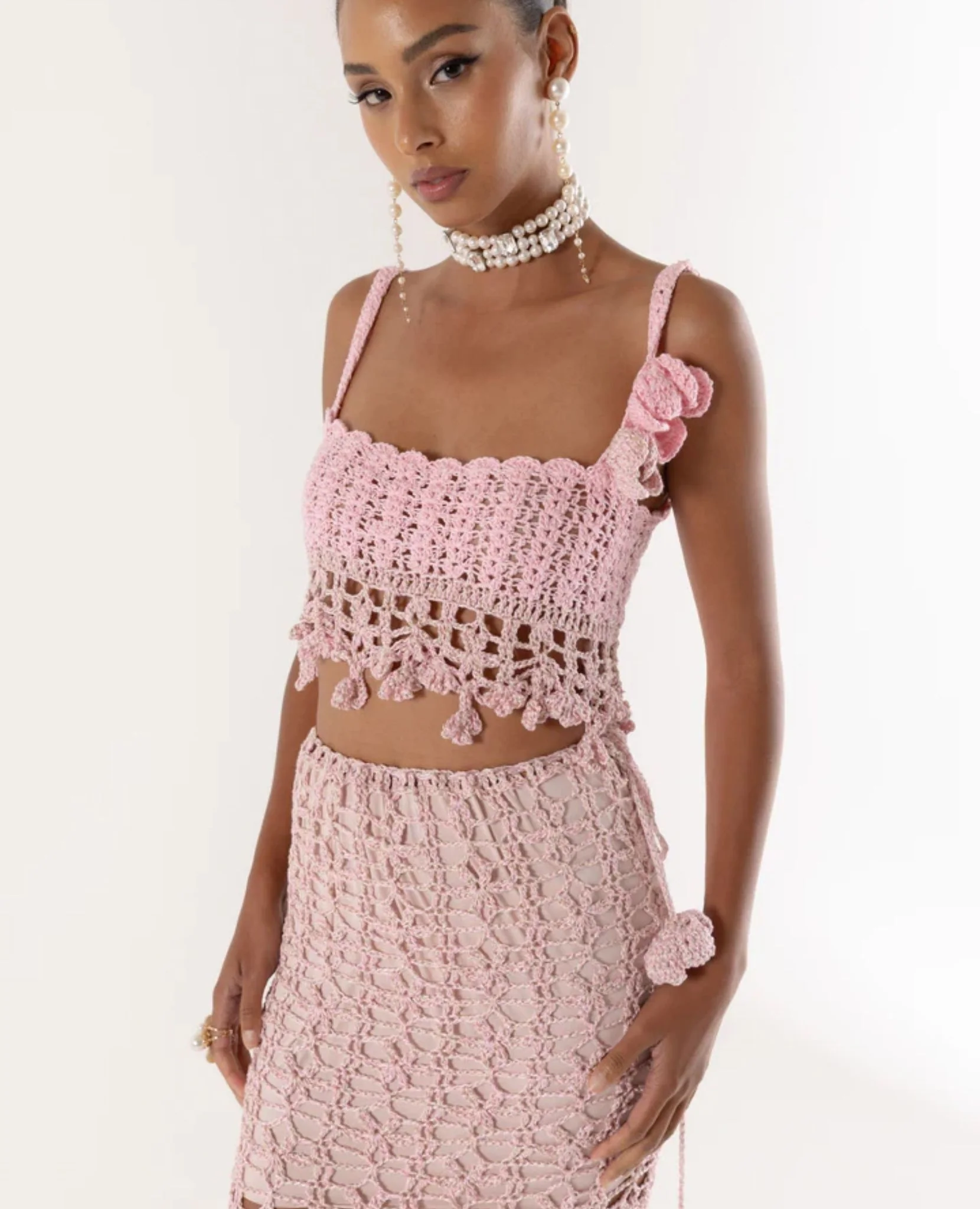 Pink Vanilla Handmade Knit Skirt - Image 5
