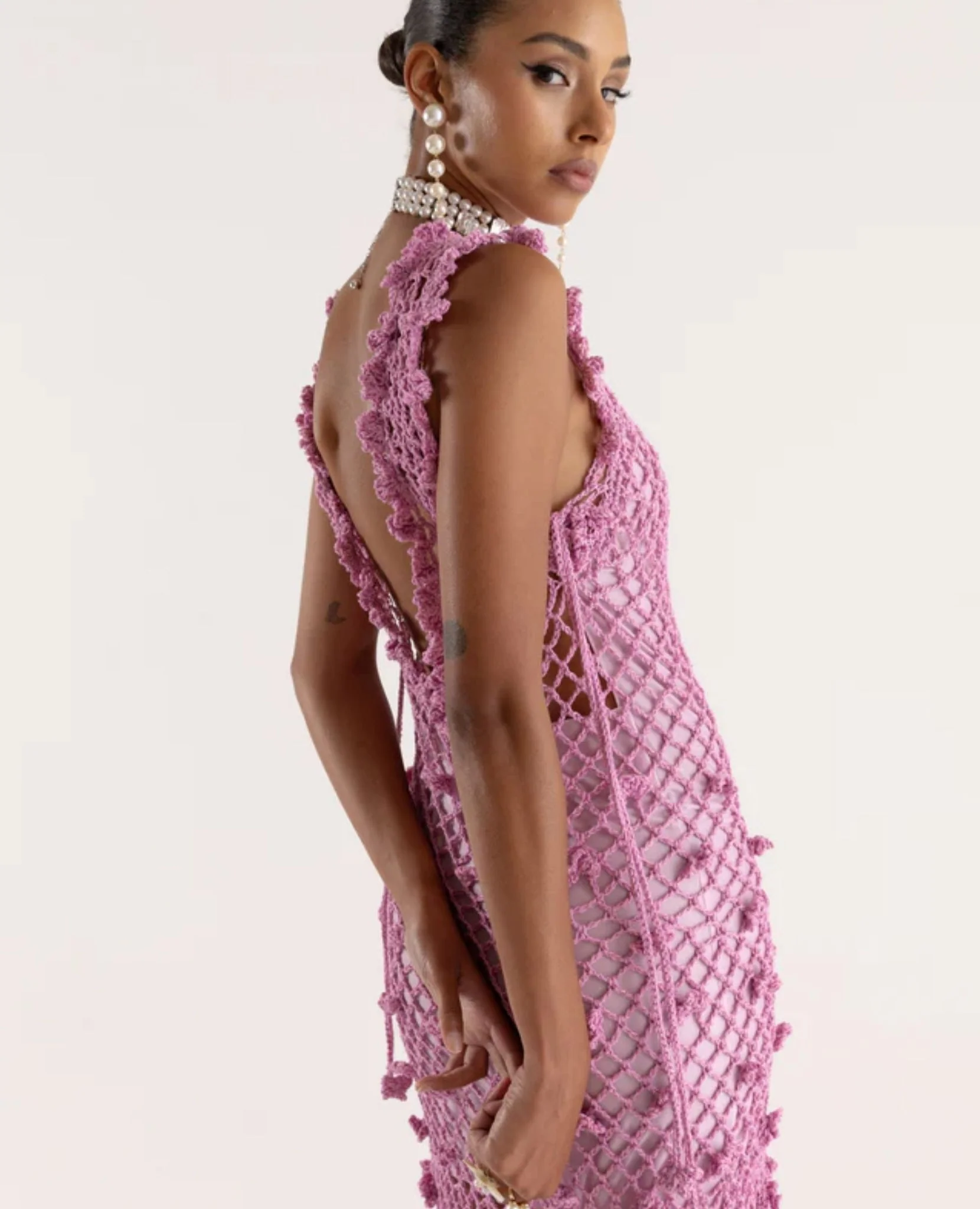 Sofia Handmade Knit Dress - Image 10