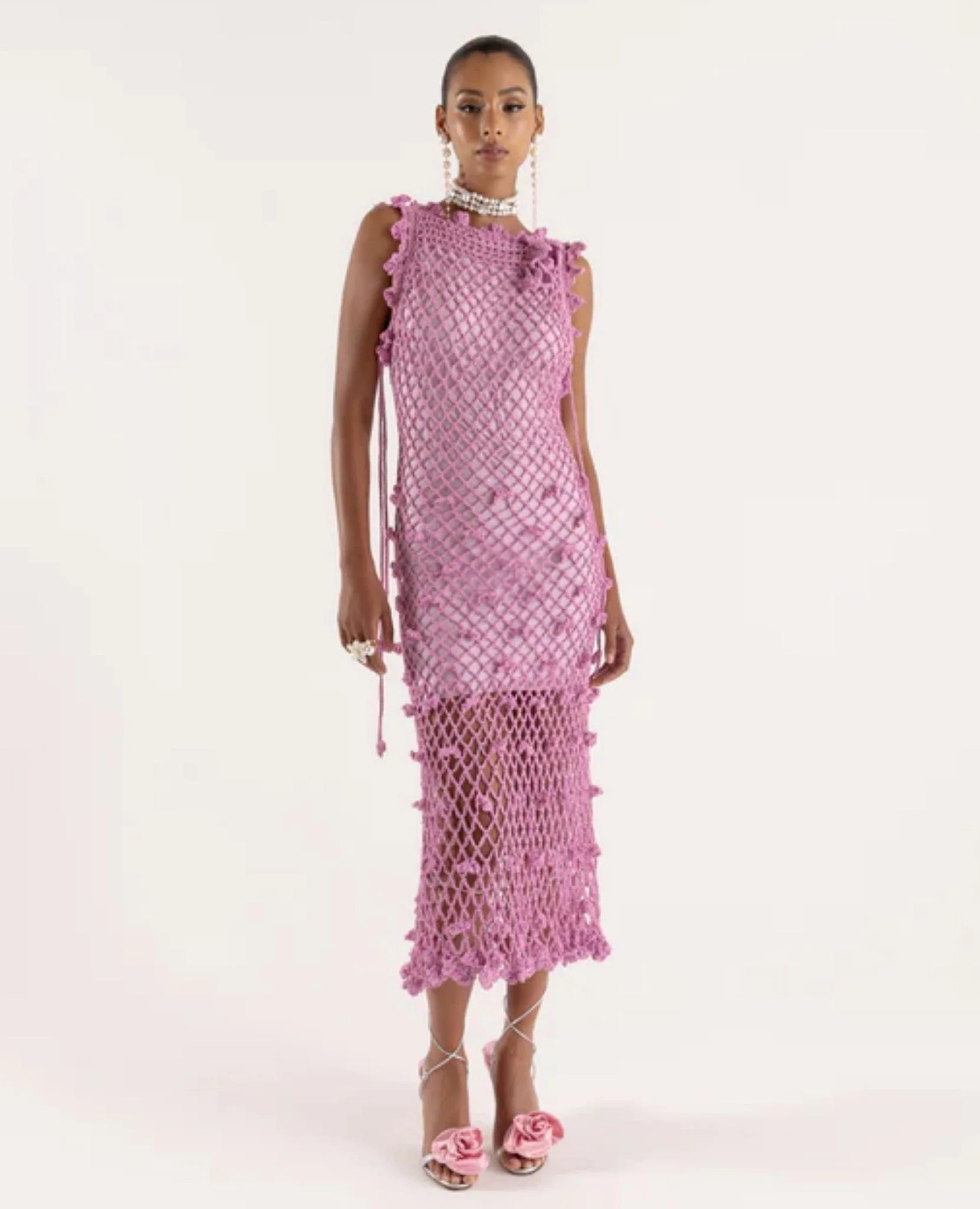 Sofia Handmade Knit Dress - Image 4