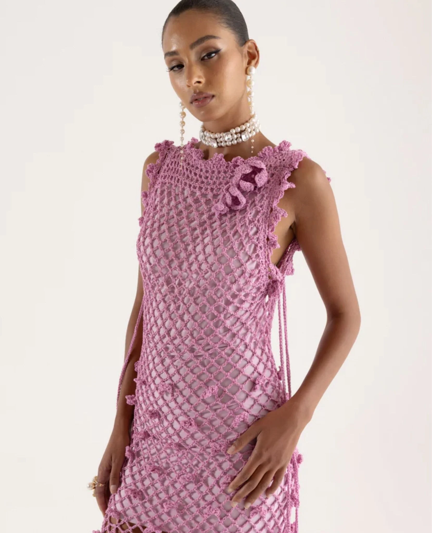 Sofia Handmade Knit Dress - Image 8