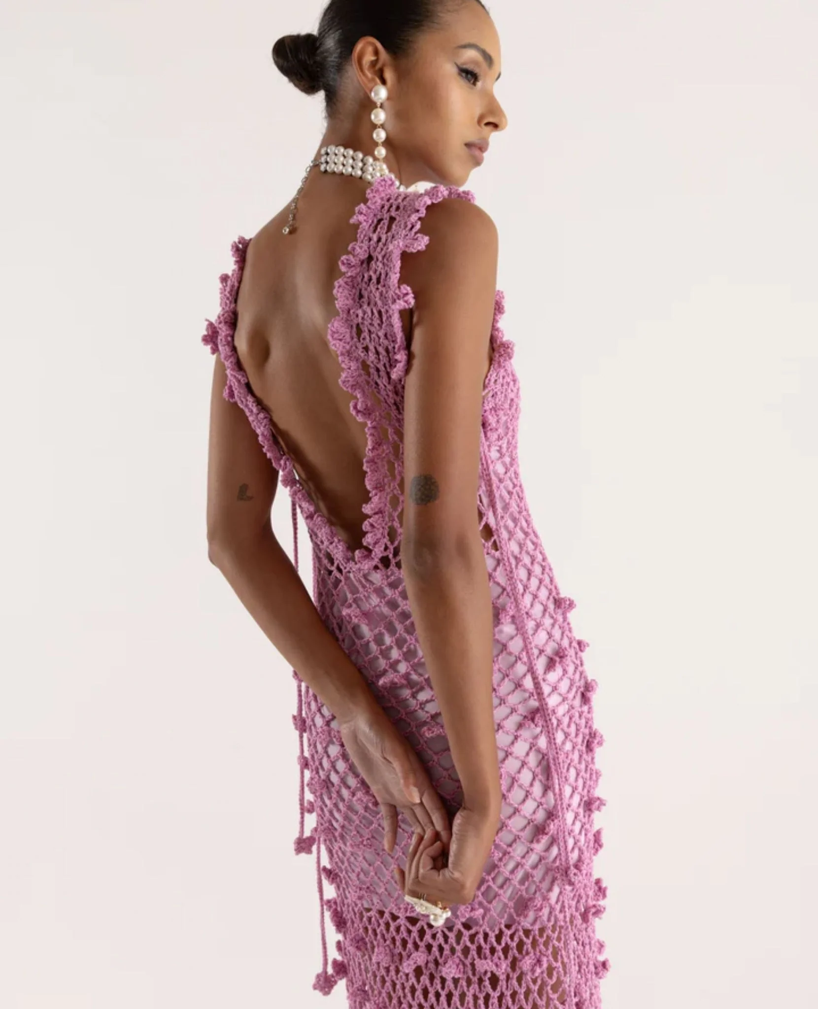 Sofia Handmade Knit Dress - Image 9