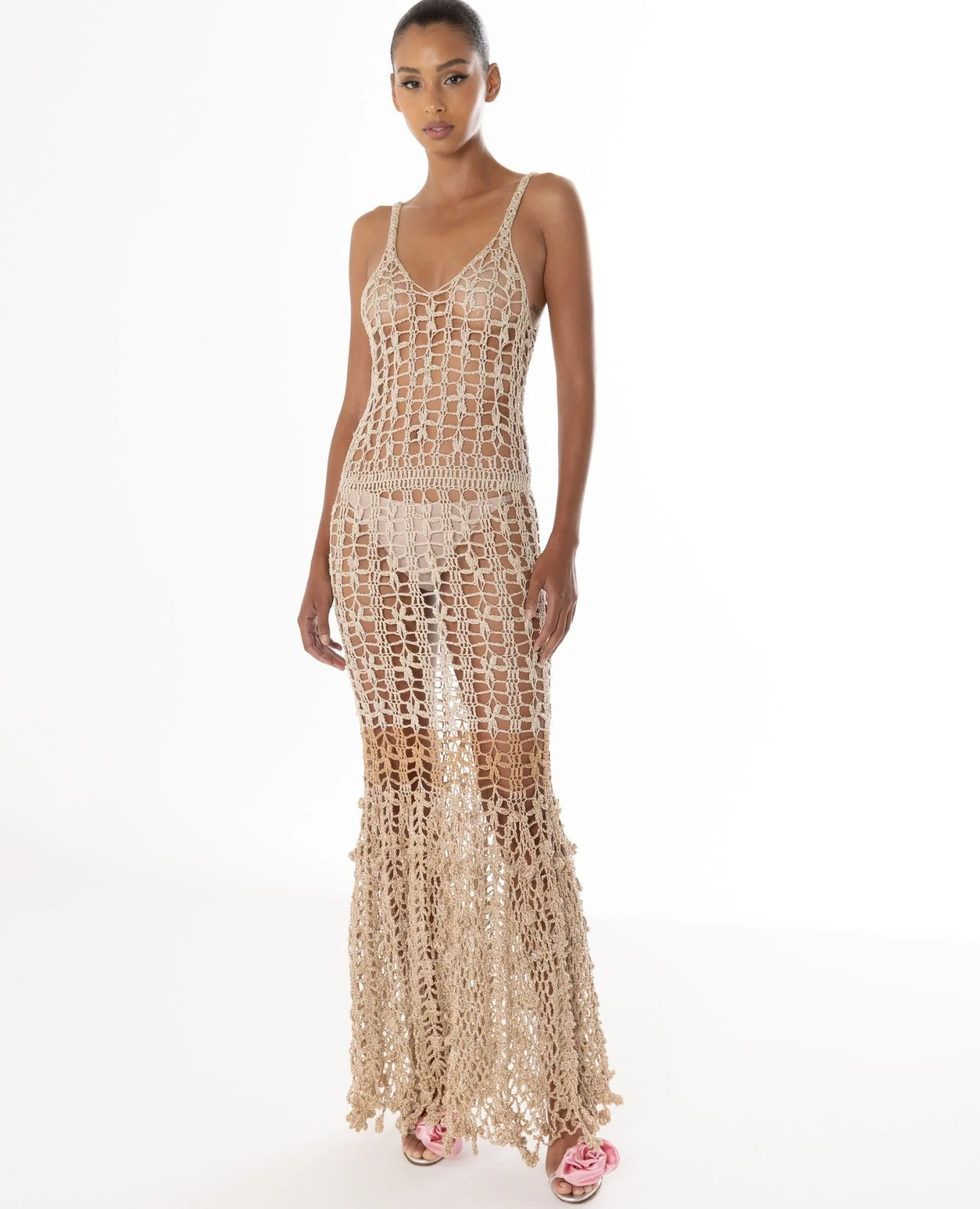 Vanilla Handmade Crochet Dress - Image 2