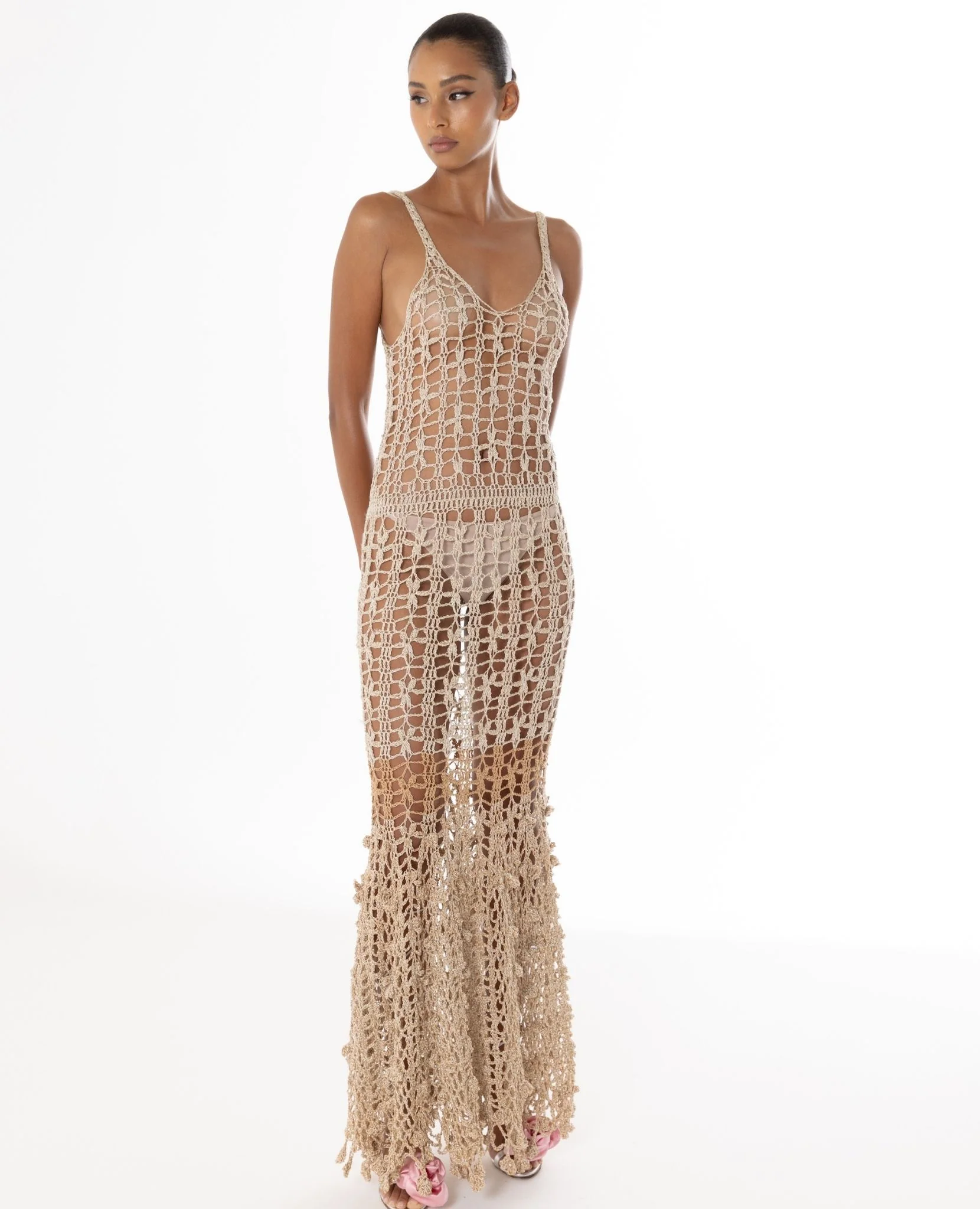 Vanilla Handmade Crochet Dress - Image 3