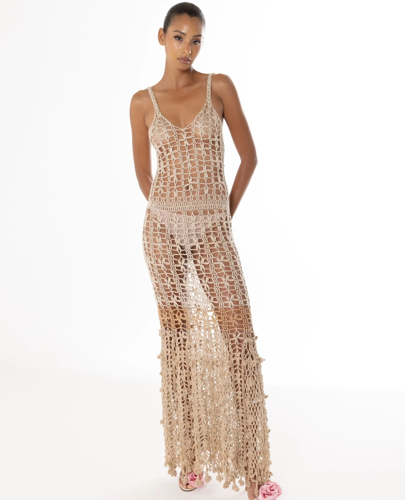 Vanilla Handmade Crochet Dress - Image 4