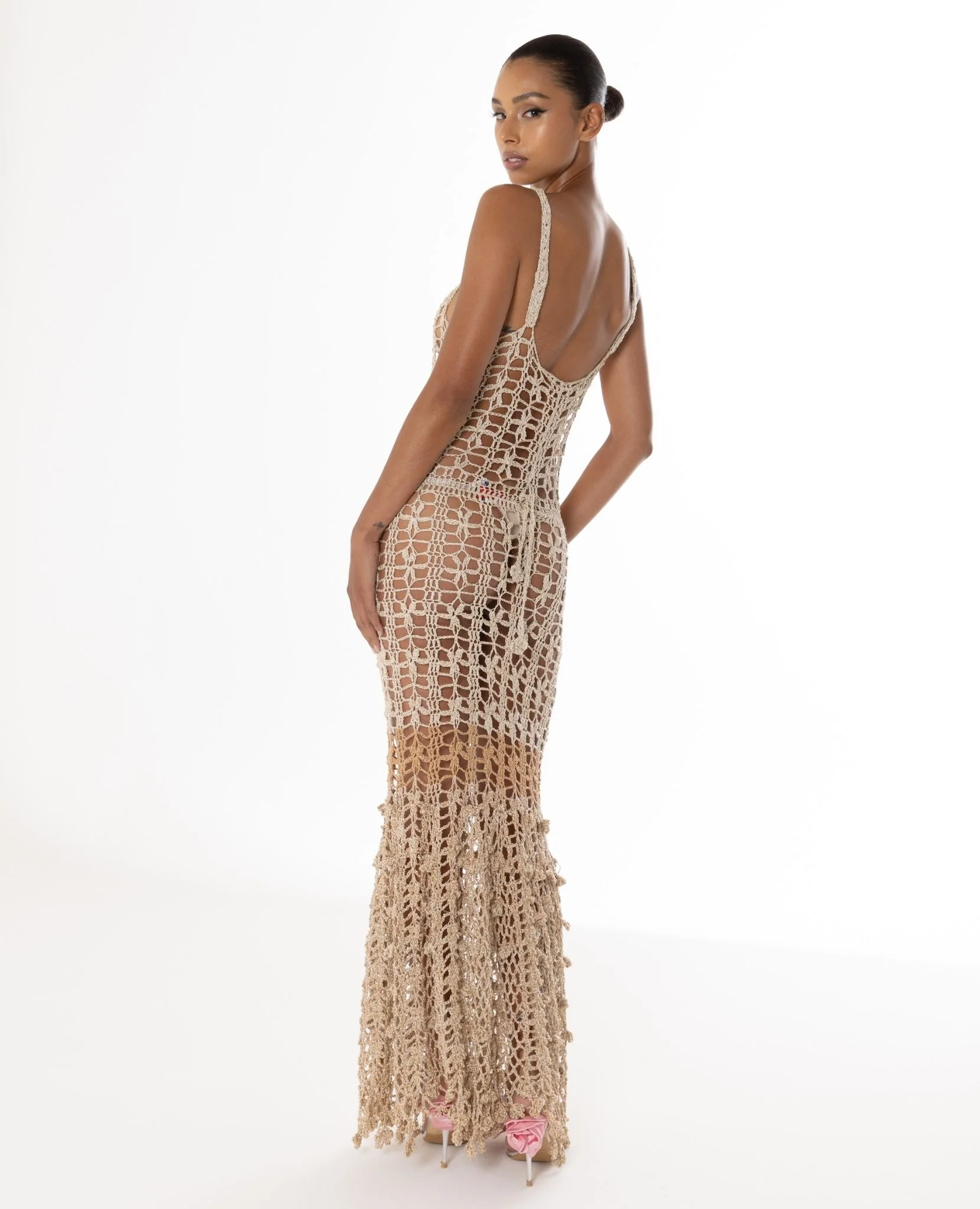 Vanilla Handmade Crochet Dress - Image 8