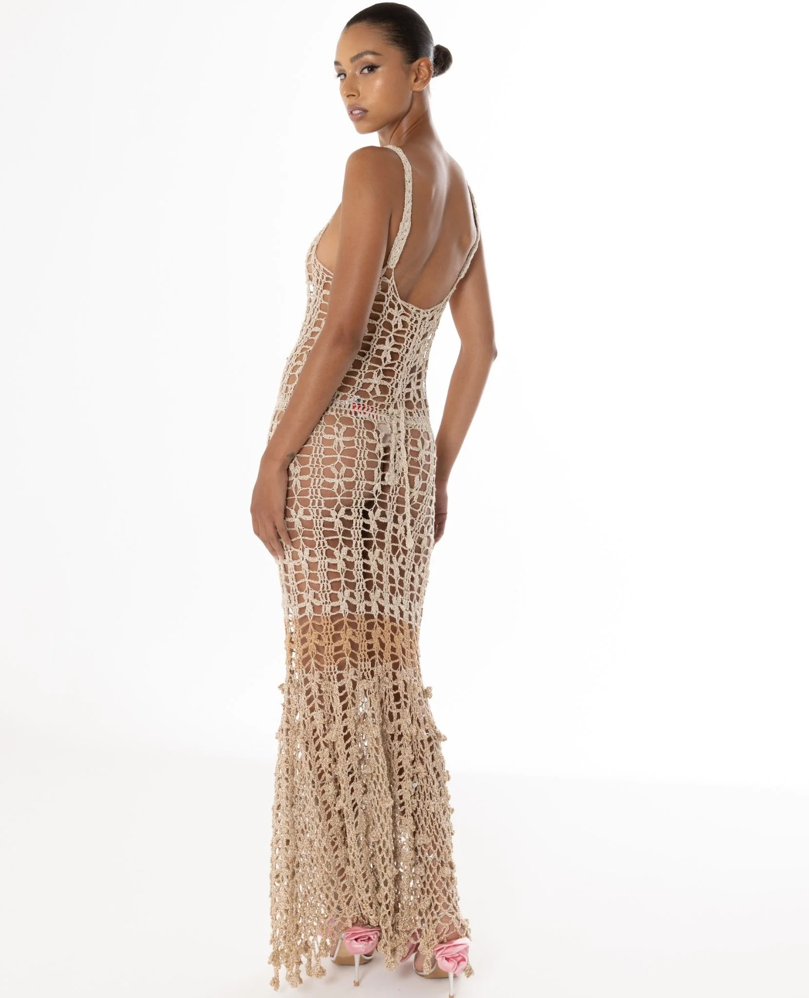 Vanilla Handmade Crochet Dress - Image 9