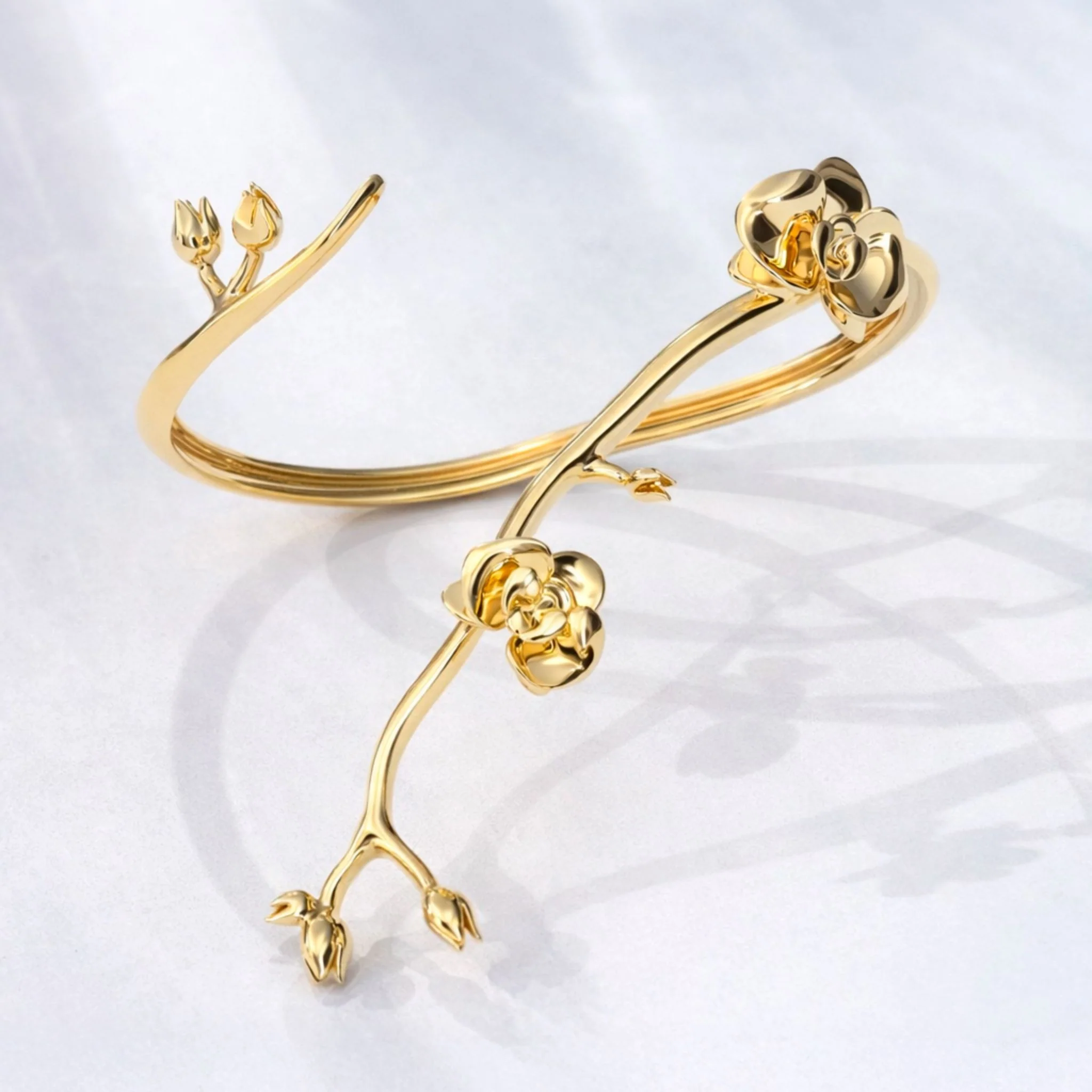Gold Floralis Bracelet - AFlora Collection - Image 3