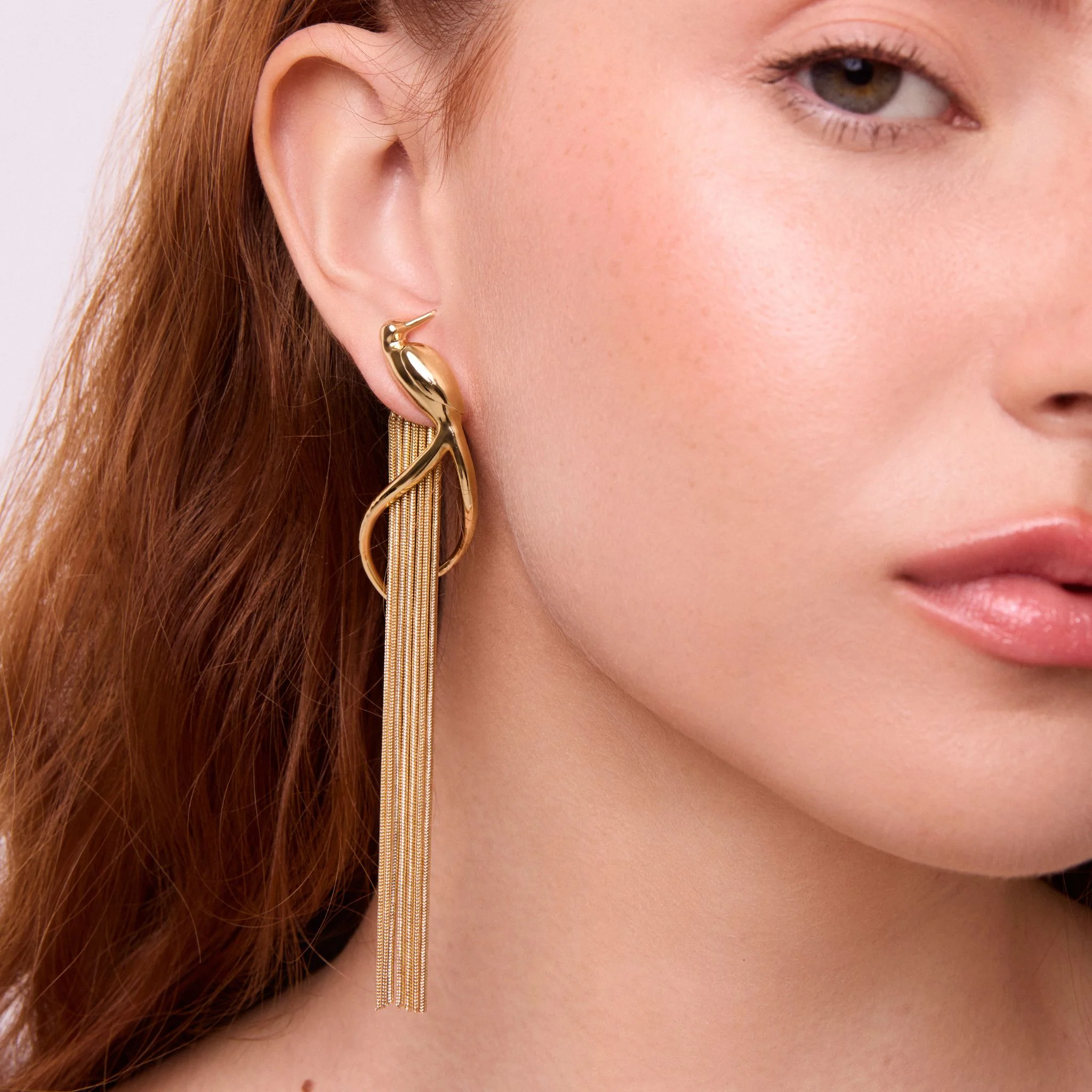 Gold Voo Earring - Essenciais: O Voo Collection - Image 2
