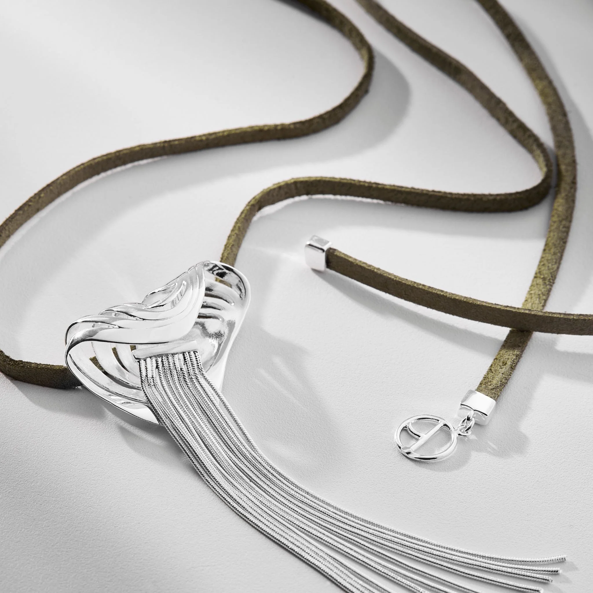Silver Rastro Necklace - Corpo E Alma Collection - Image 3
