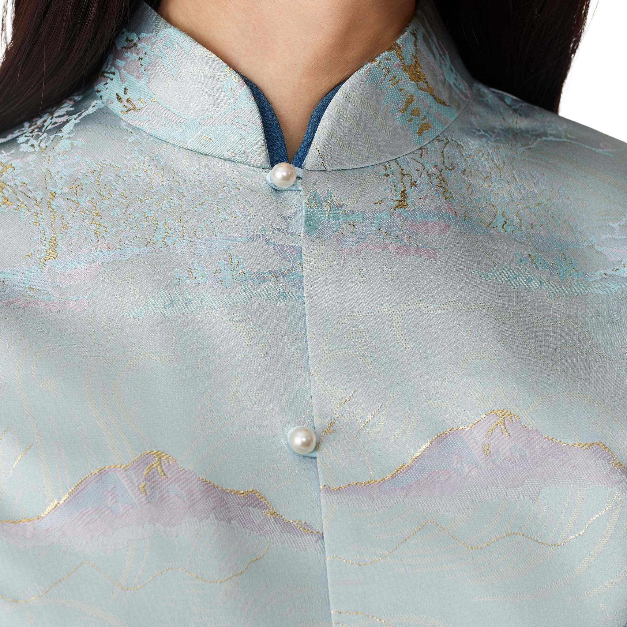 Baby Blue Landscape Jacket - Image 5