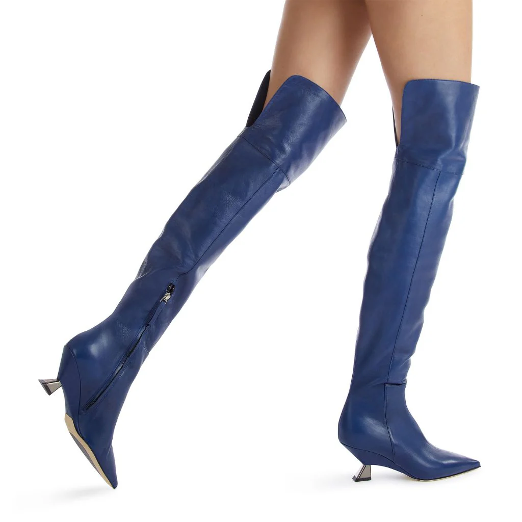Fiona Danubio Boots | Blue - Image 4