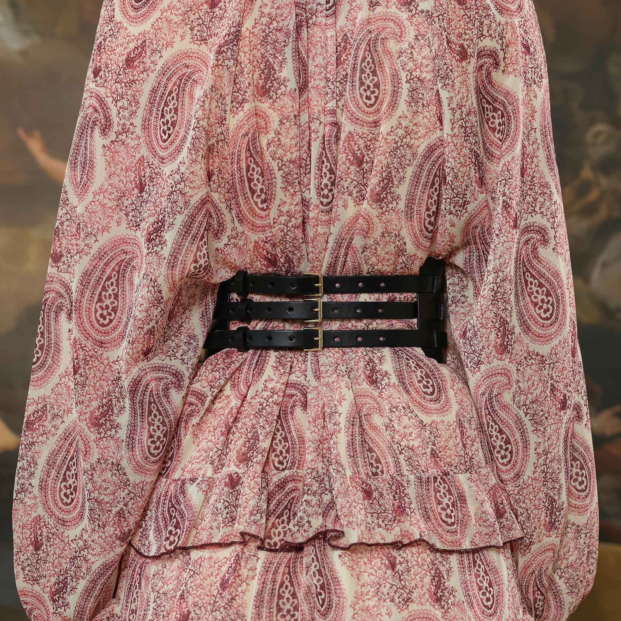 Black Arlo Wide Belt - Image 5