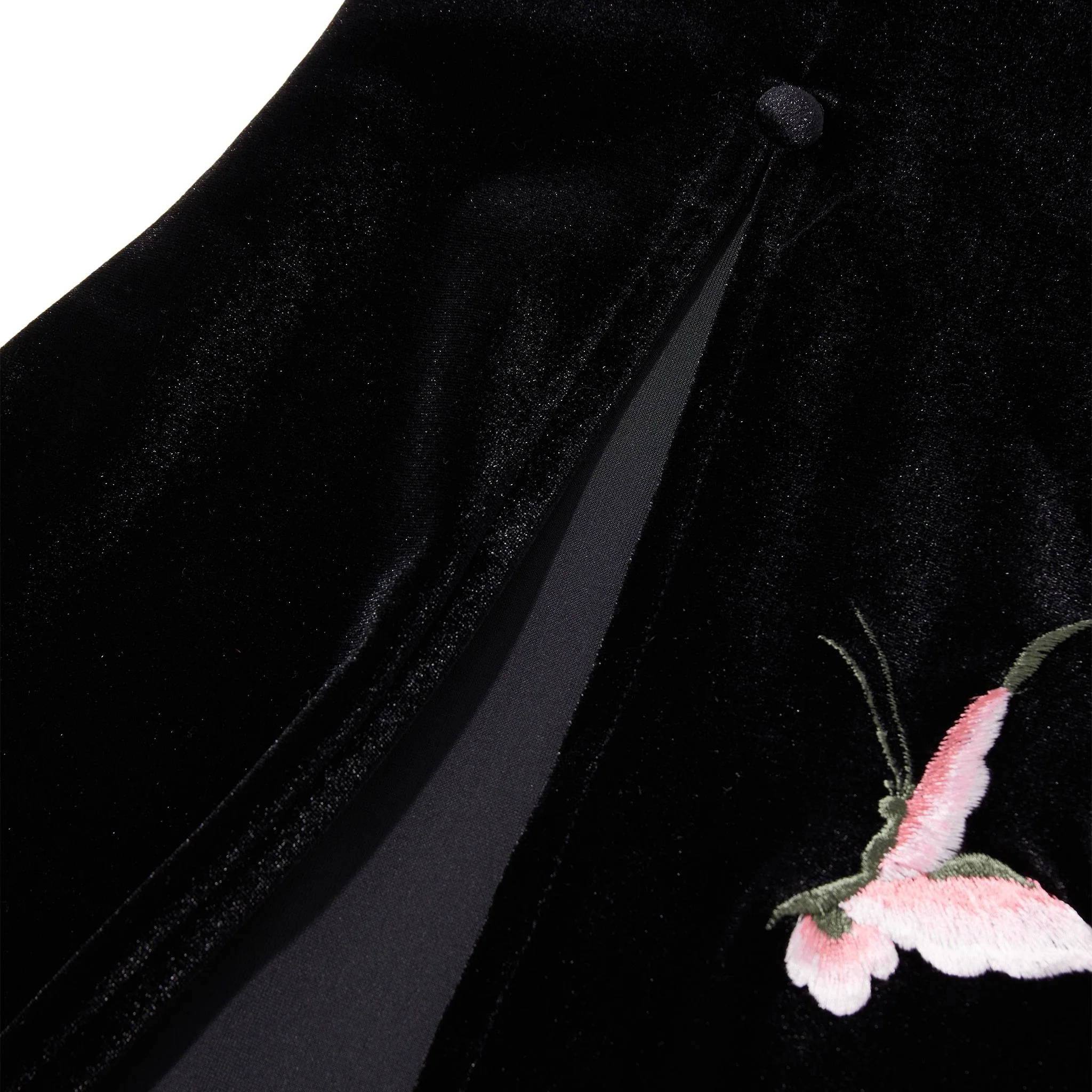 Black Colored-Butterfly Fishtail Skirt - Image 8