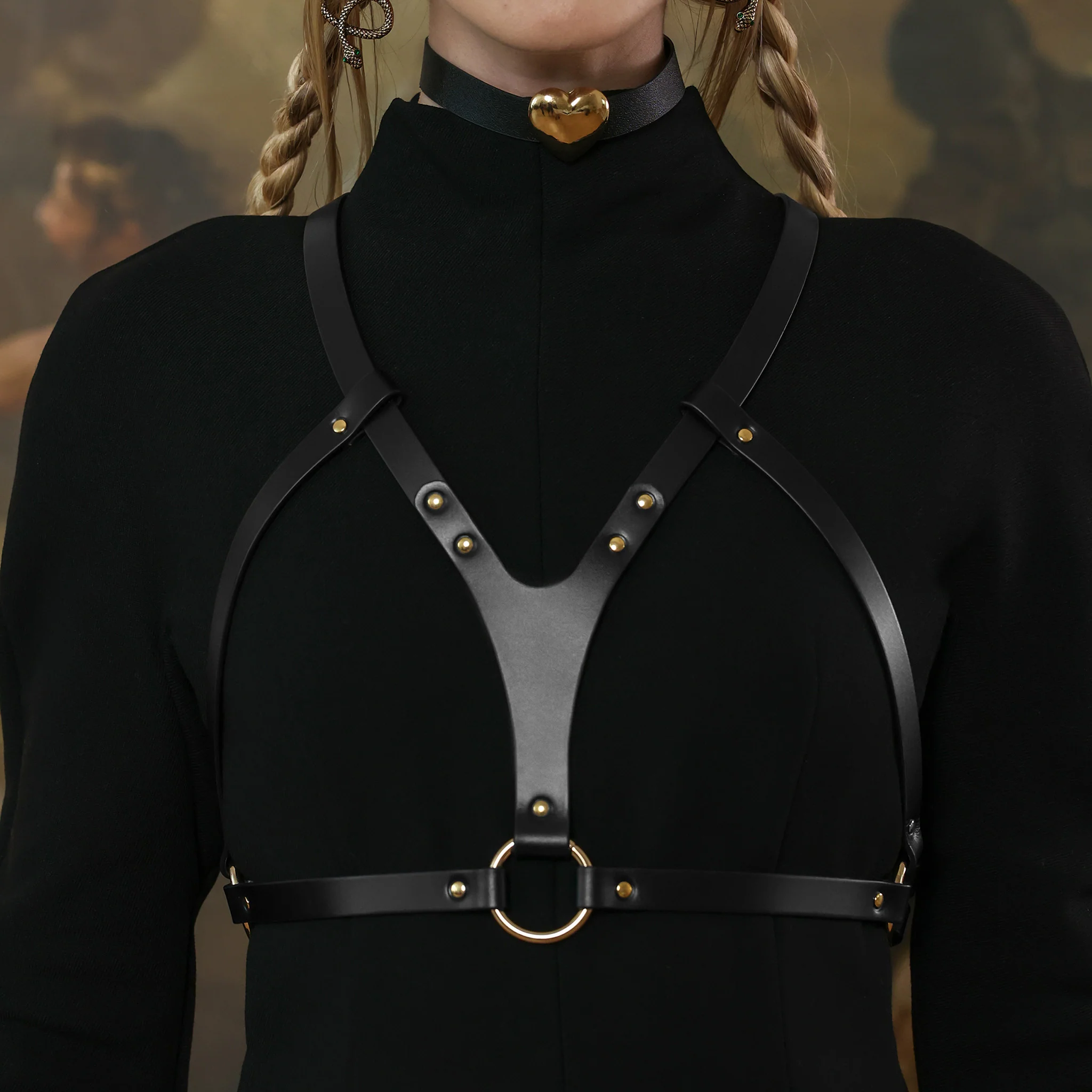 Black Elara Body Harness - Image 3