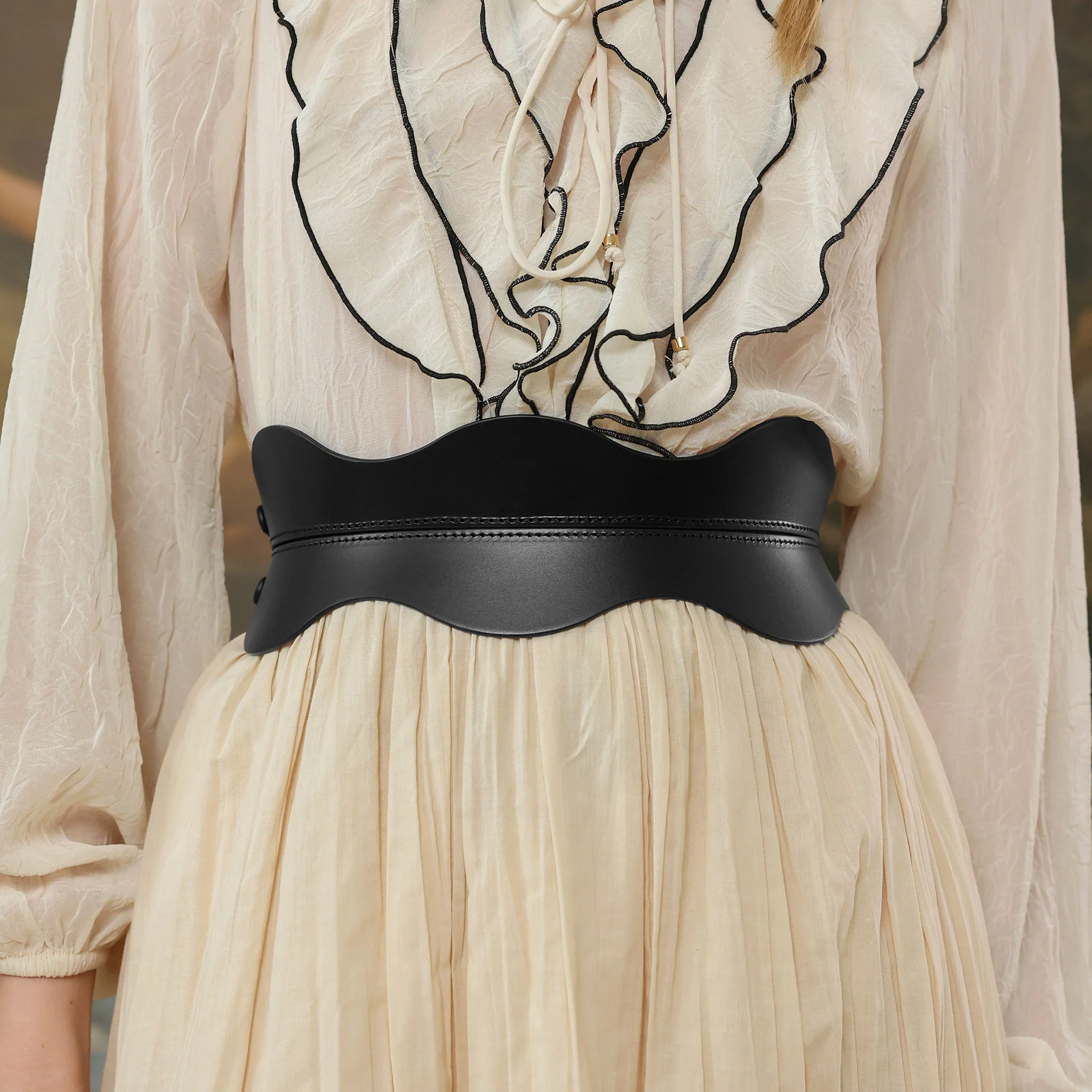 Black Fira Corset Belt - Image 3