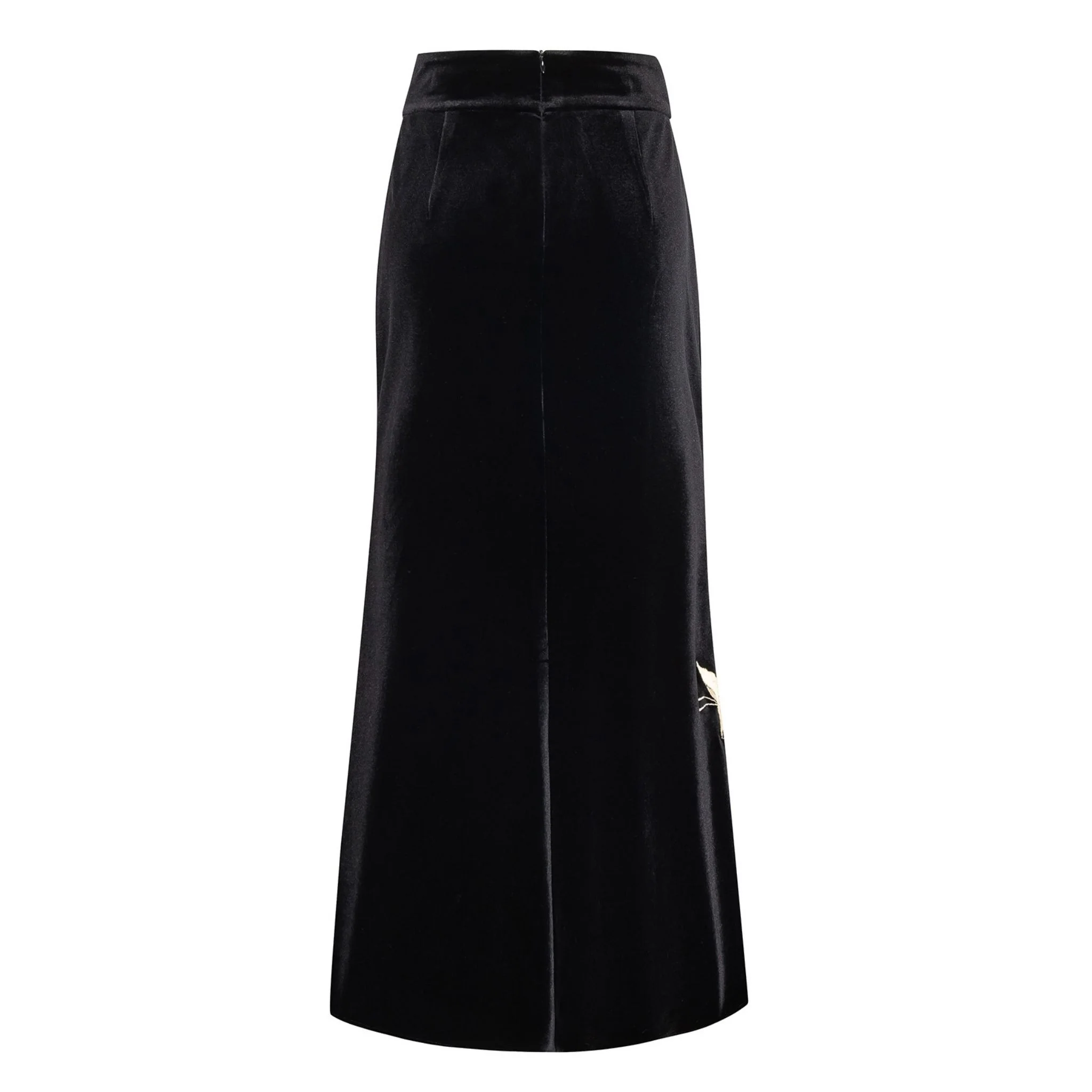 Black Golden-Butterfly Fishtail Skirt - Image 6