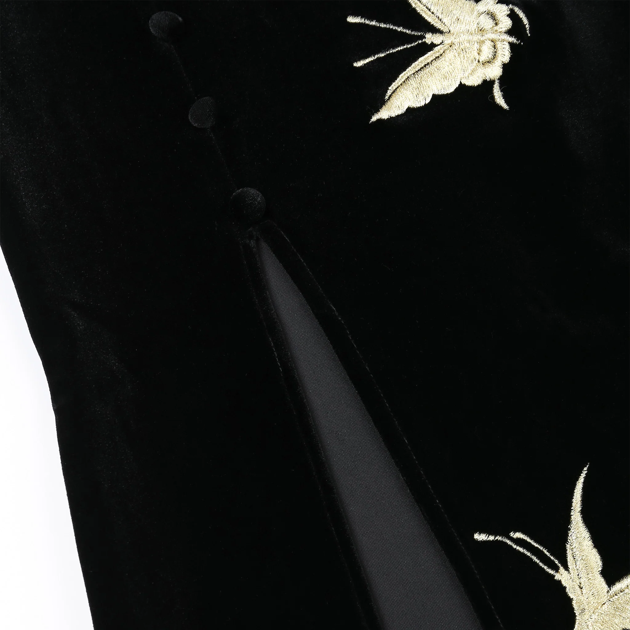 Black Golden-Butterfly Fishtail Skirt - Image 8