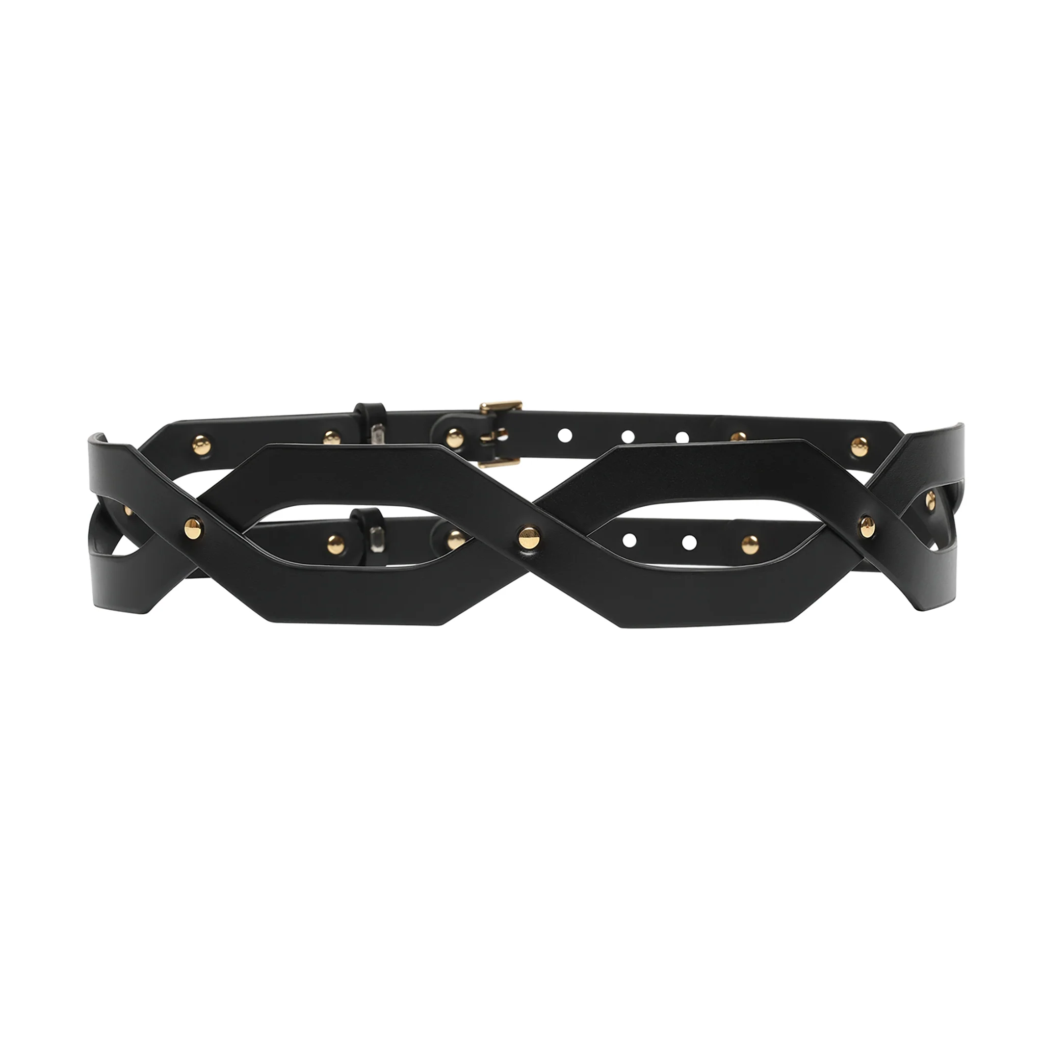 Black Ivara Waist Belt