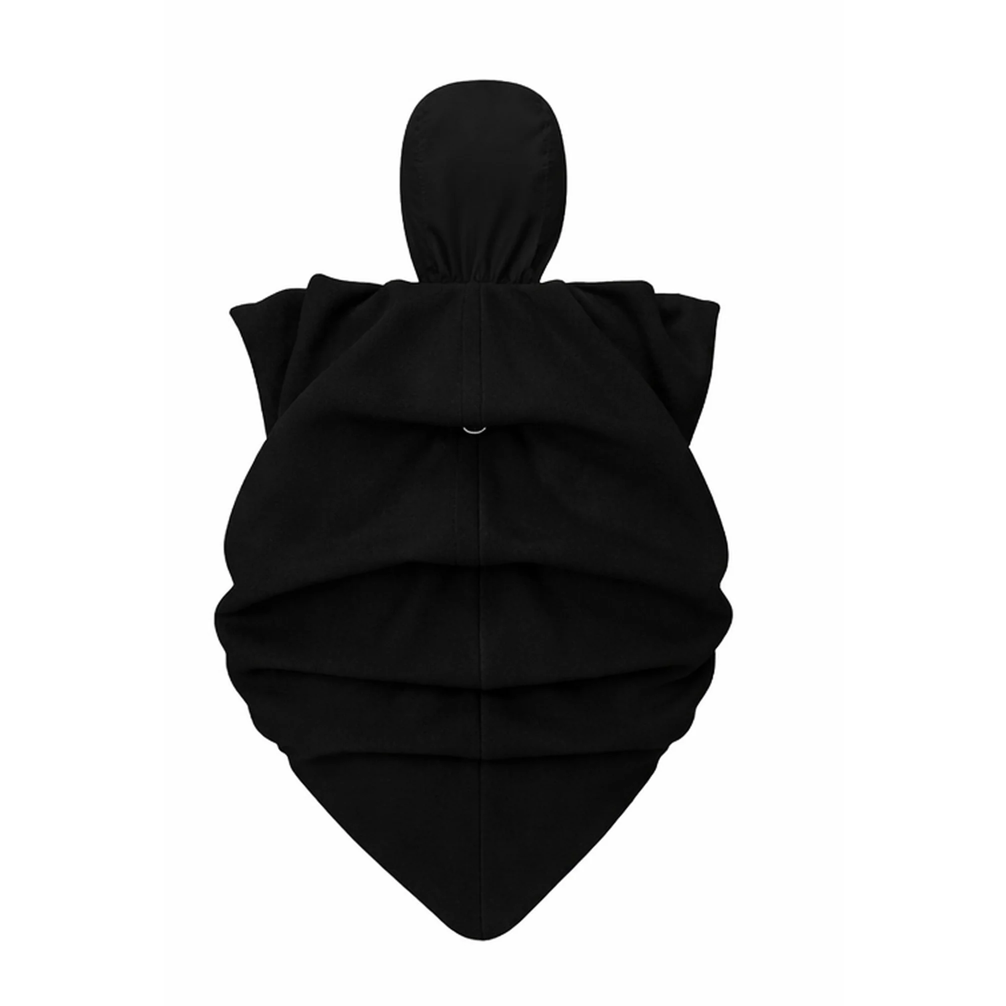 Black “Mythogenesis” Wavy Ruched Vest - Image 2
