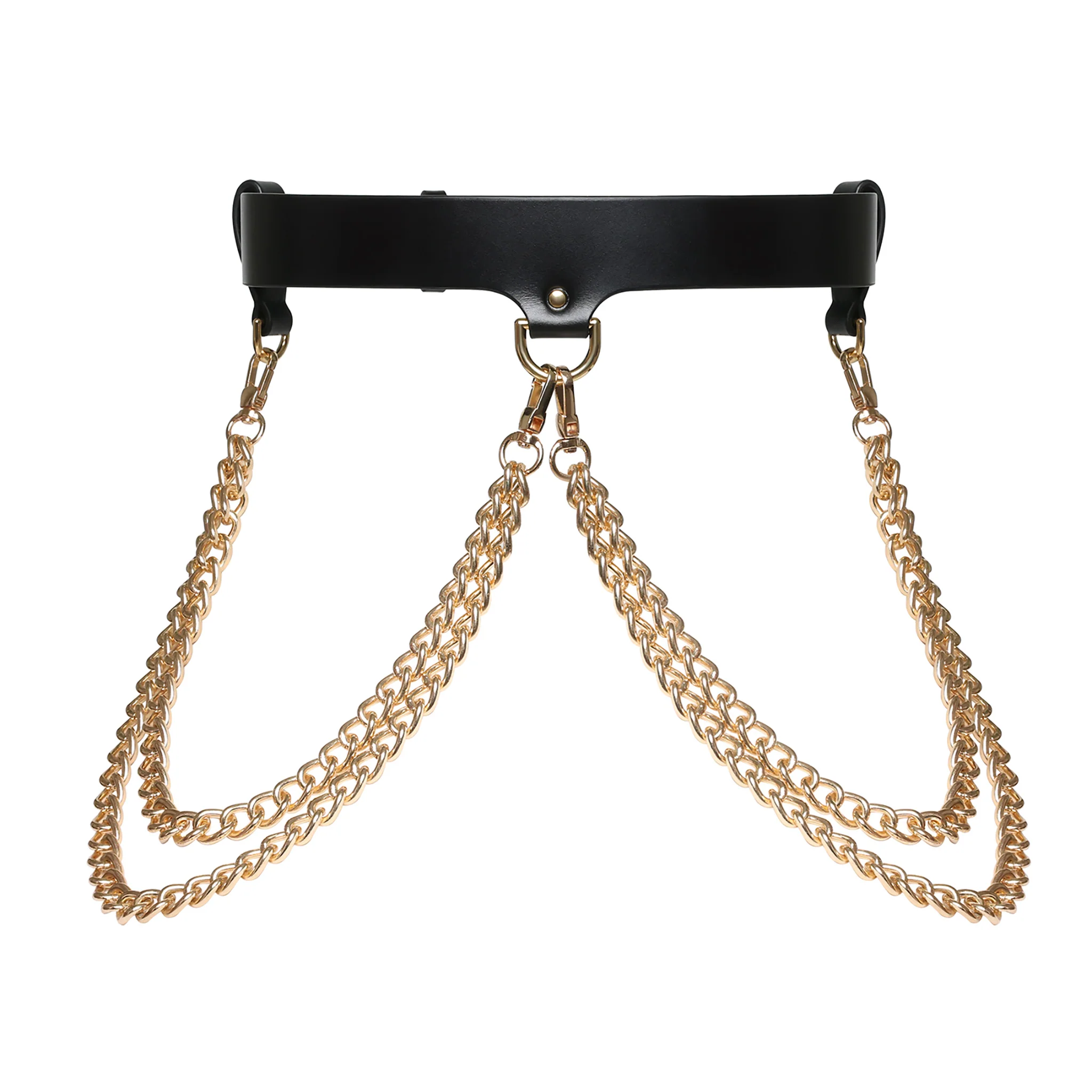Black Neris Chained Belt