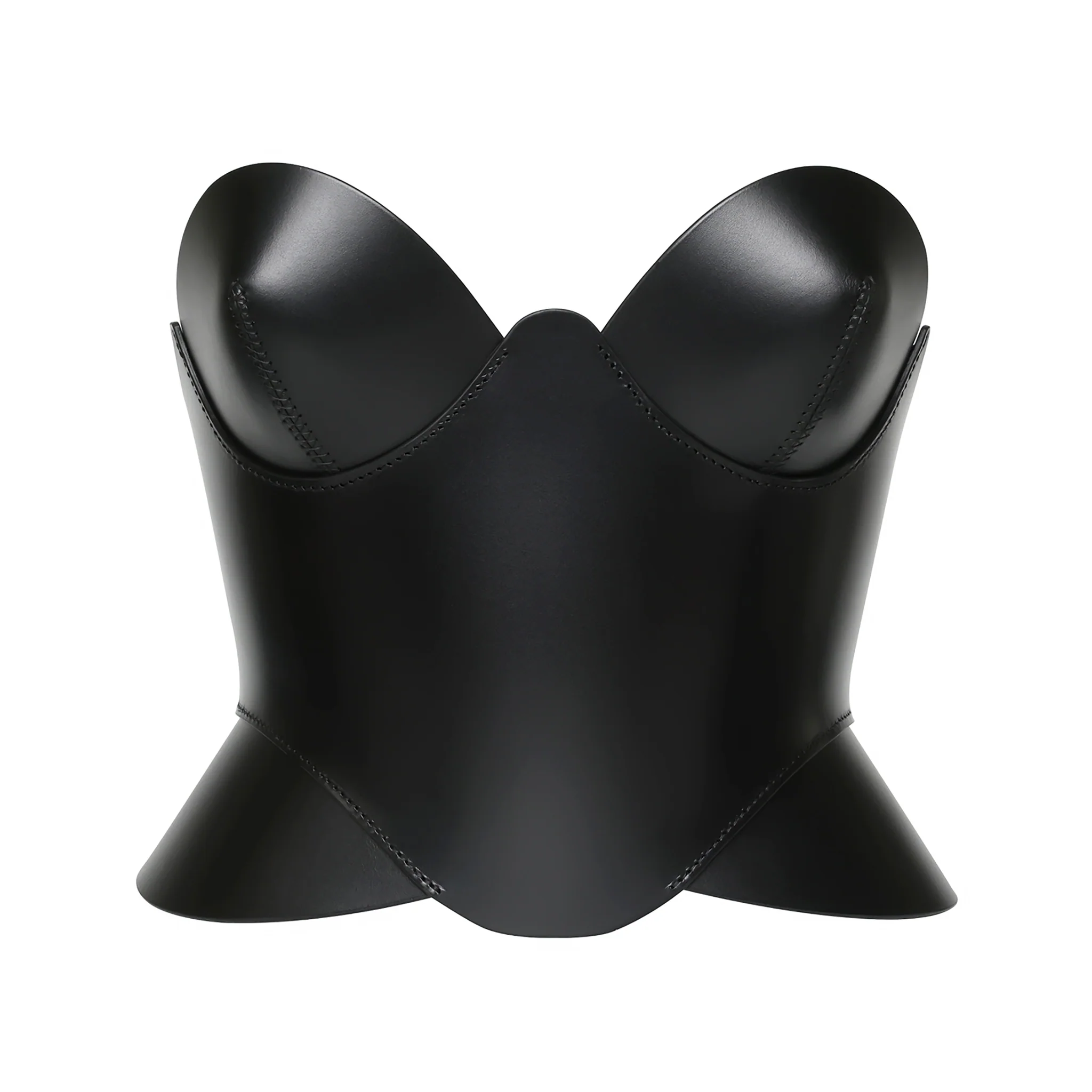 Black Oren Leather Corset