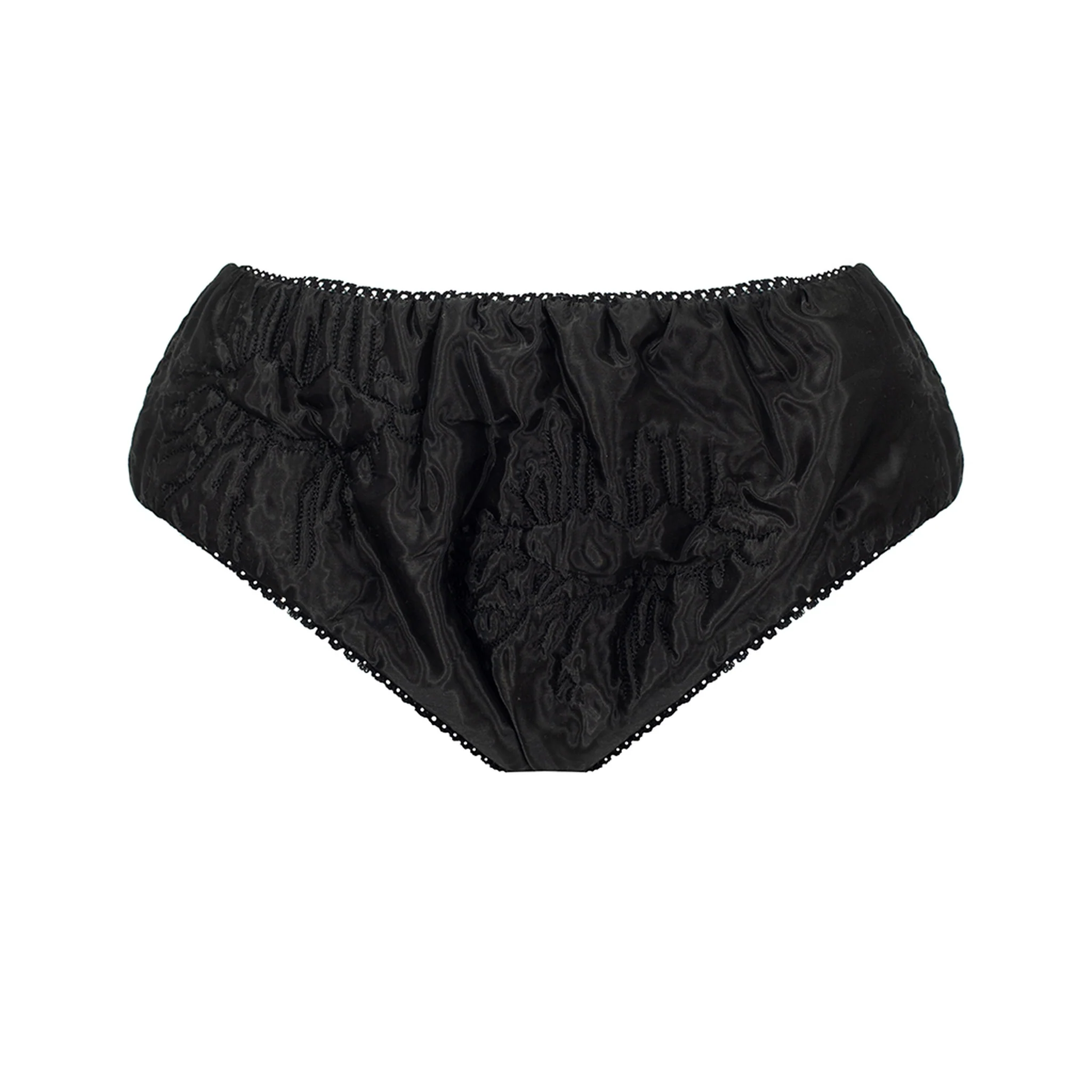 Black Organza Micro Shorts
