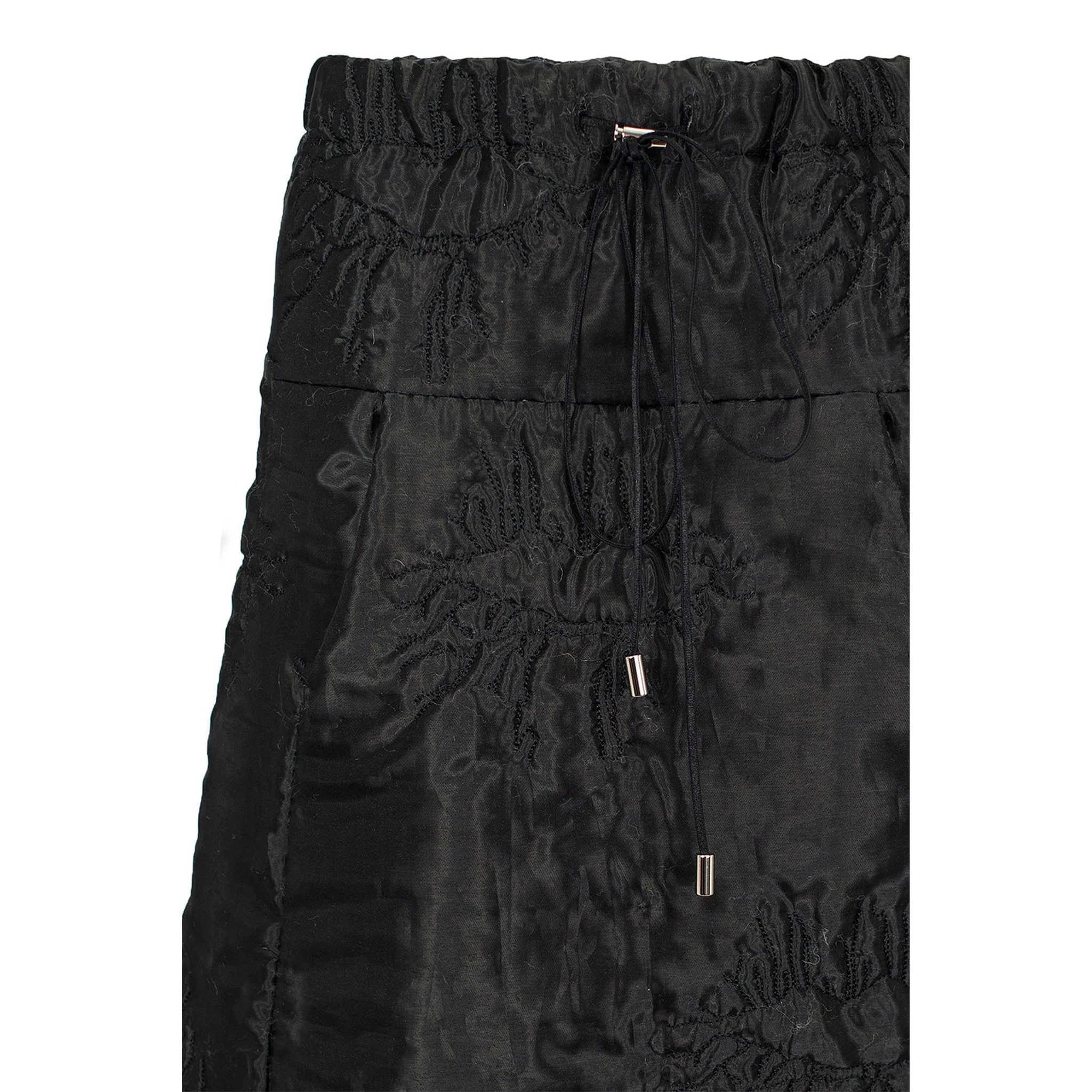 Black Organza Trapeze Skirt - Image 4
