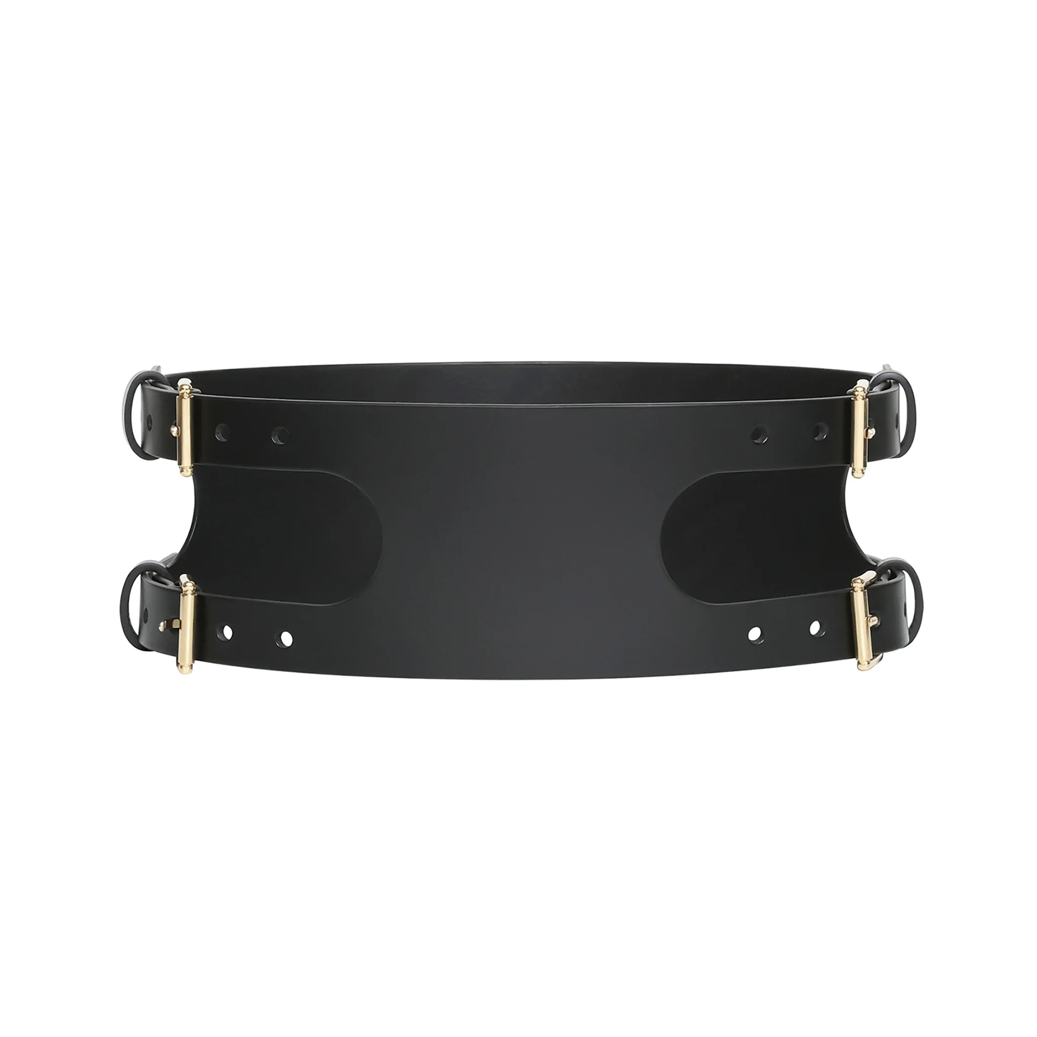 Black Orin Wide Belt