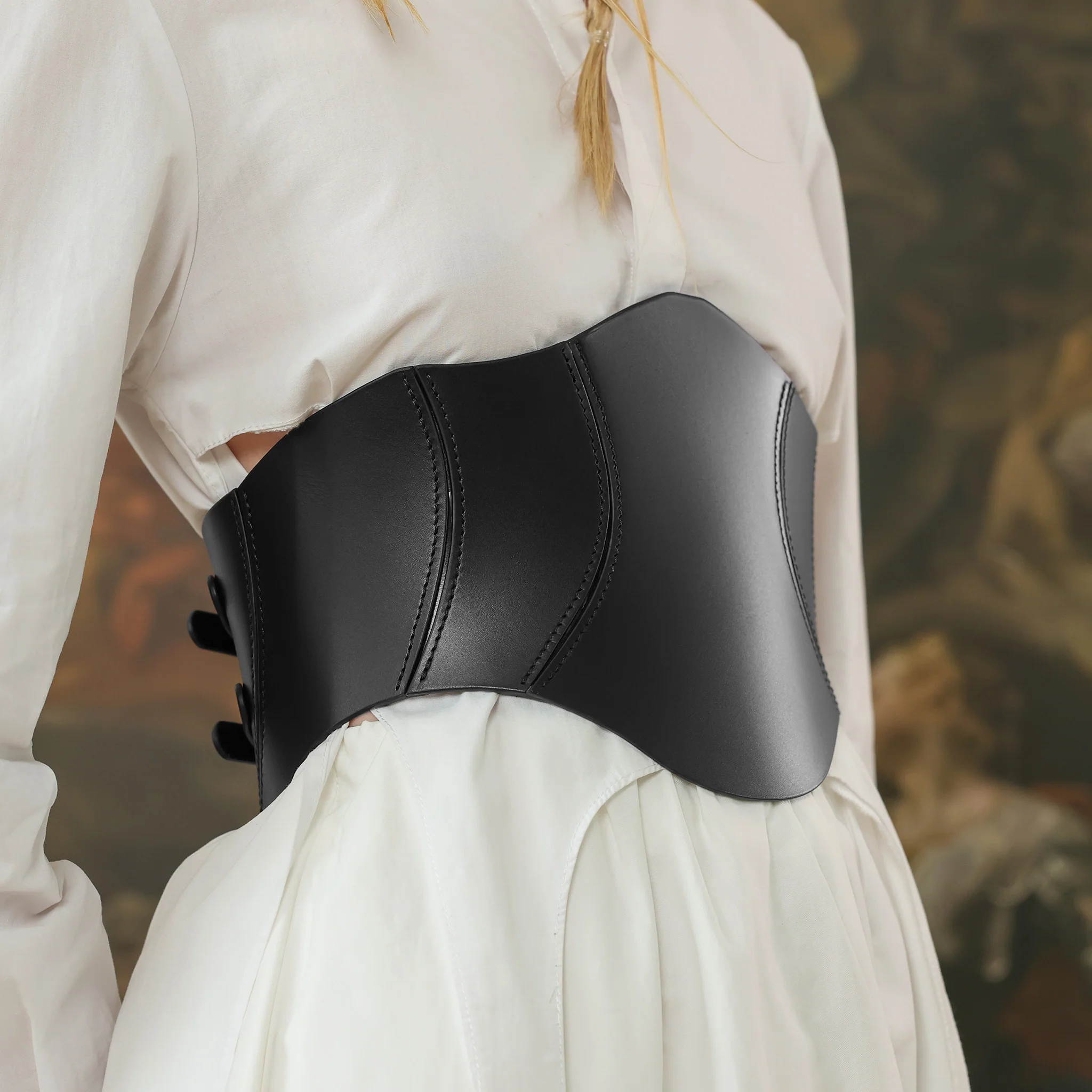 Black Thane Corset Belt - Image 3
