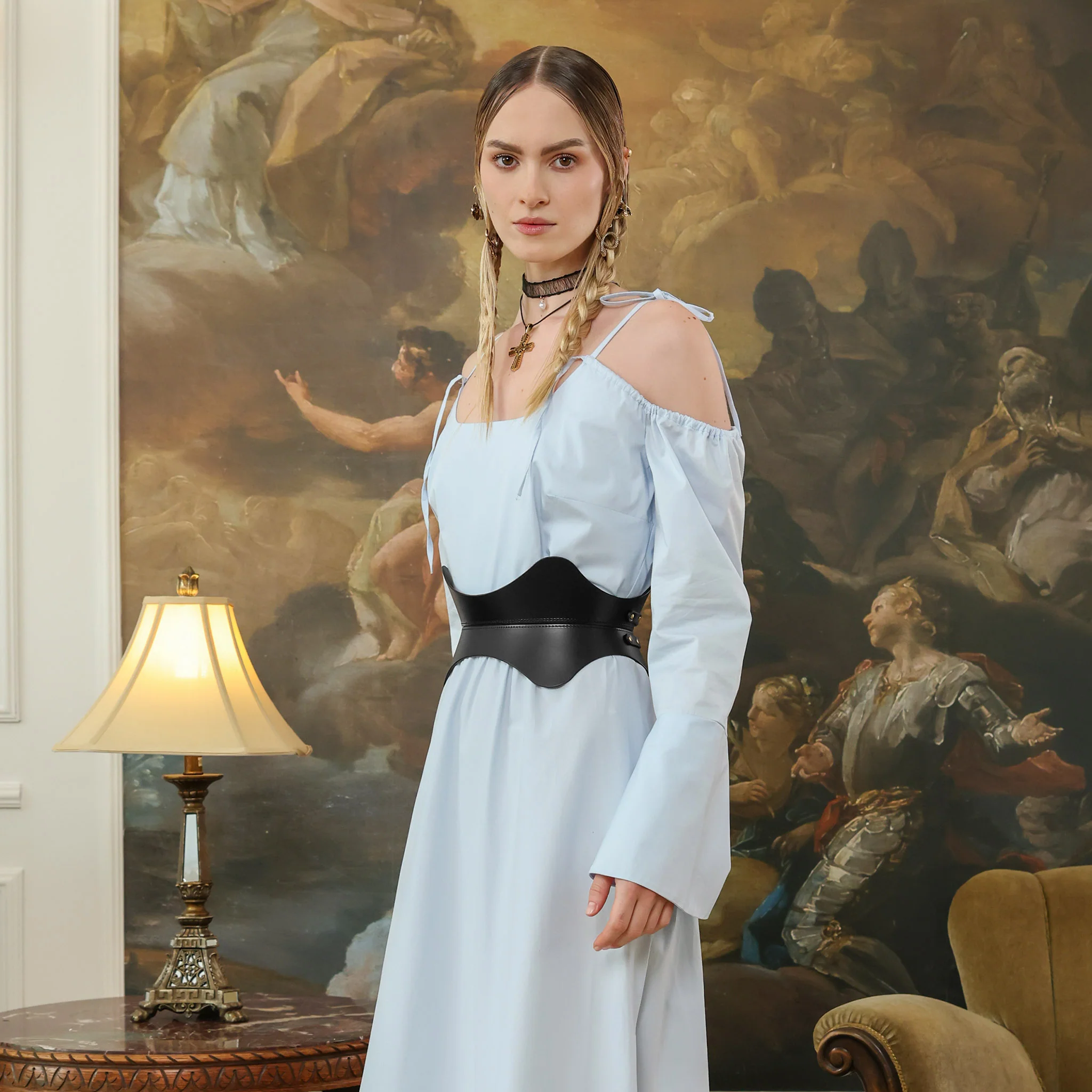 Black Vale Corset Belt - Image 4