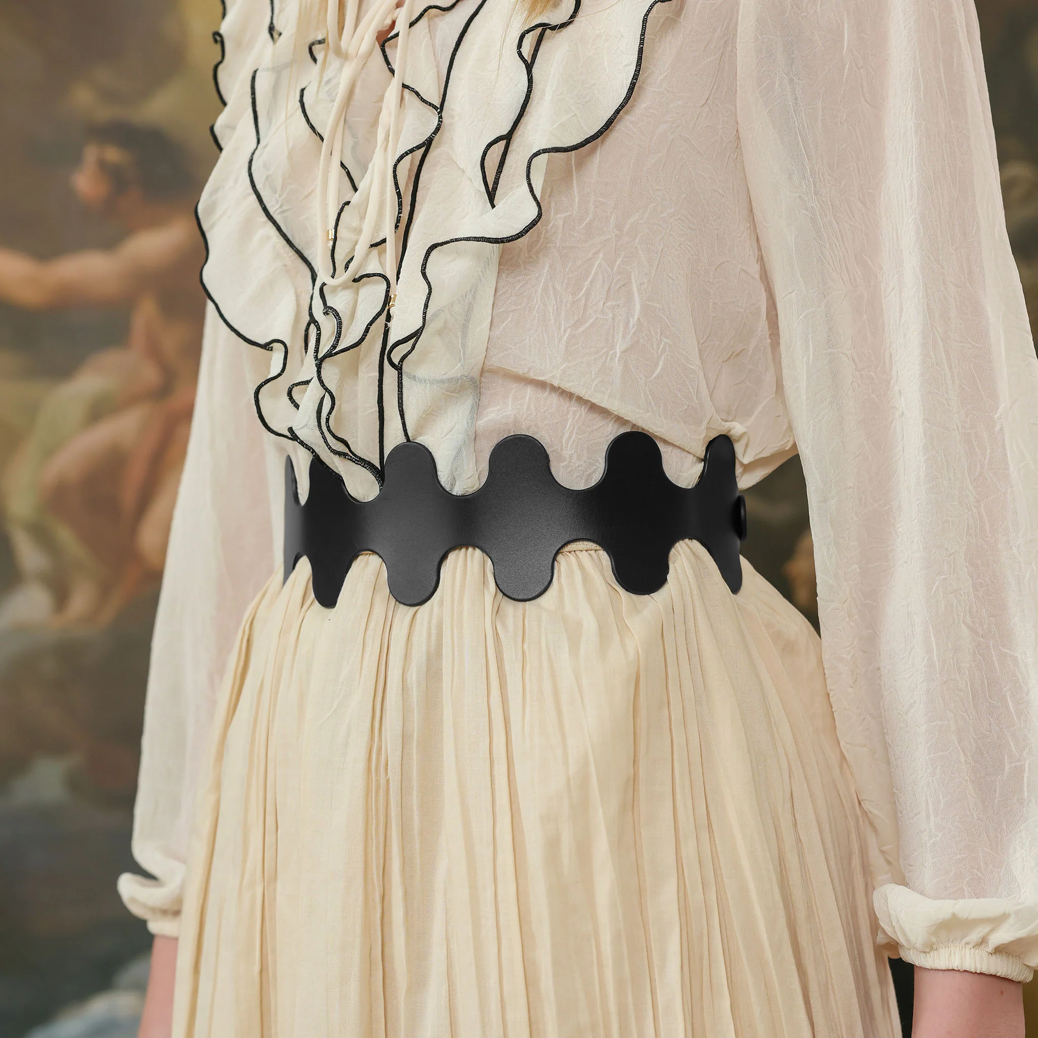 Black Vetra Waist Belt - Image 3