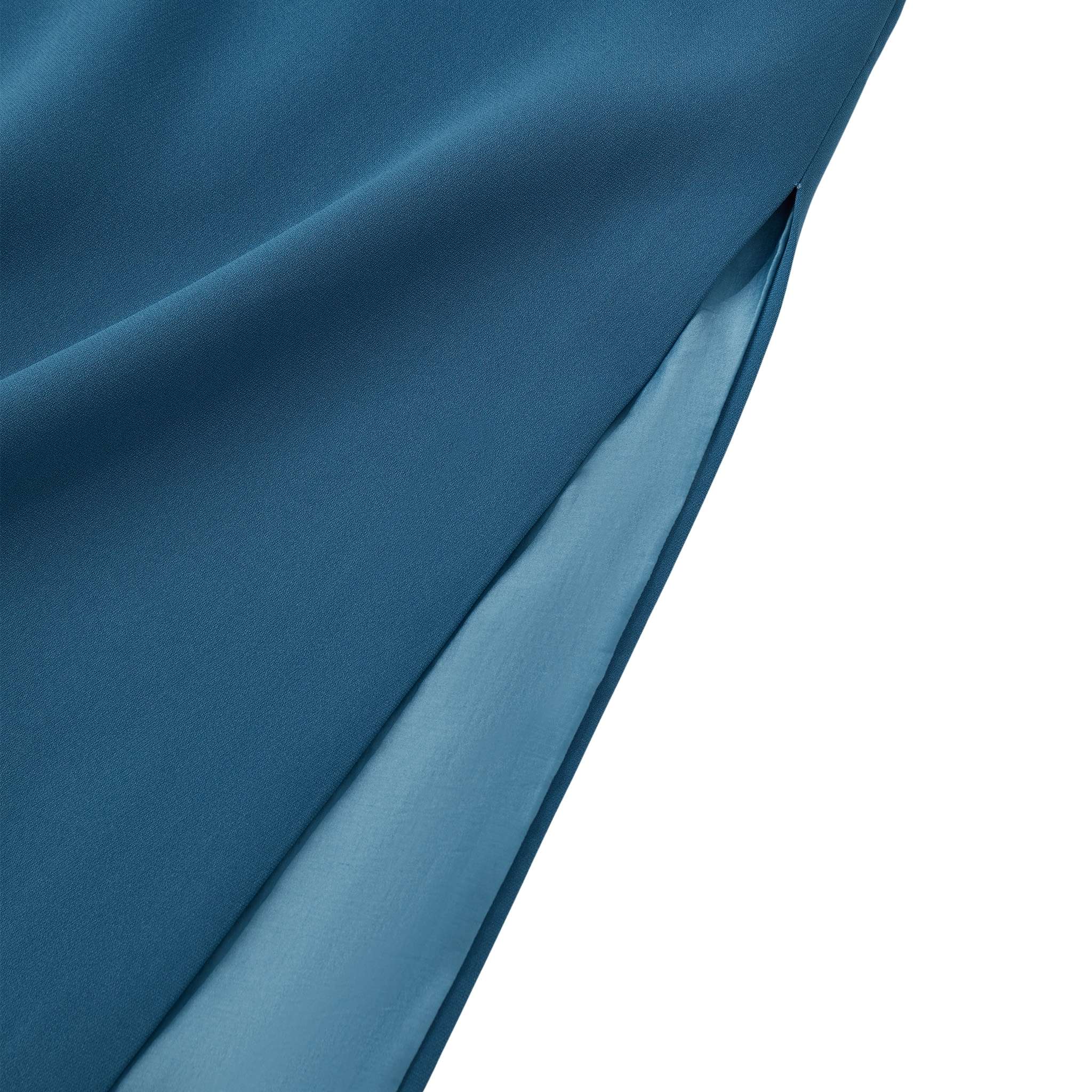 Blue Twin Butterfly Sleeveless Qipao - Image 8