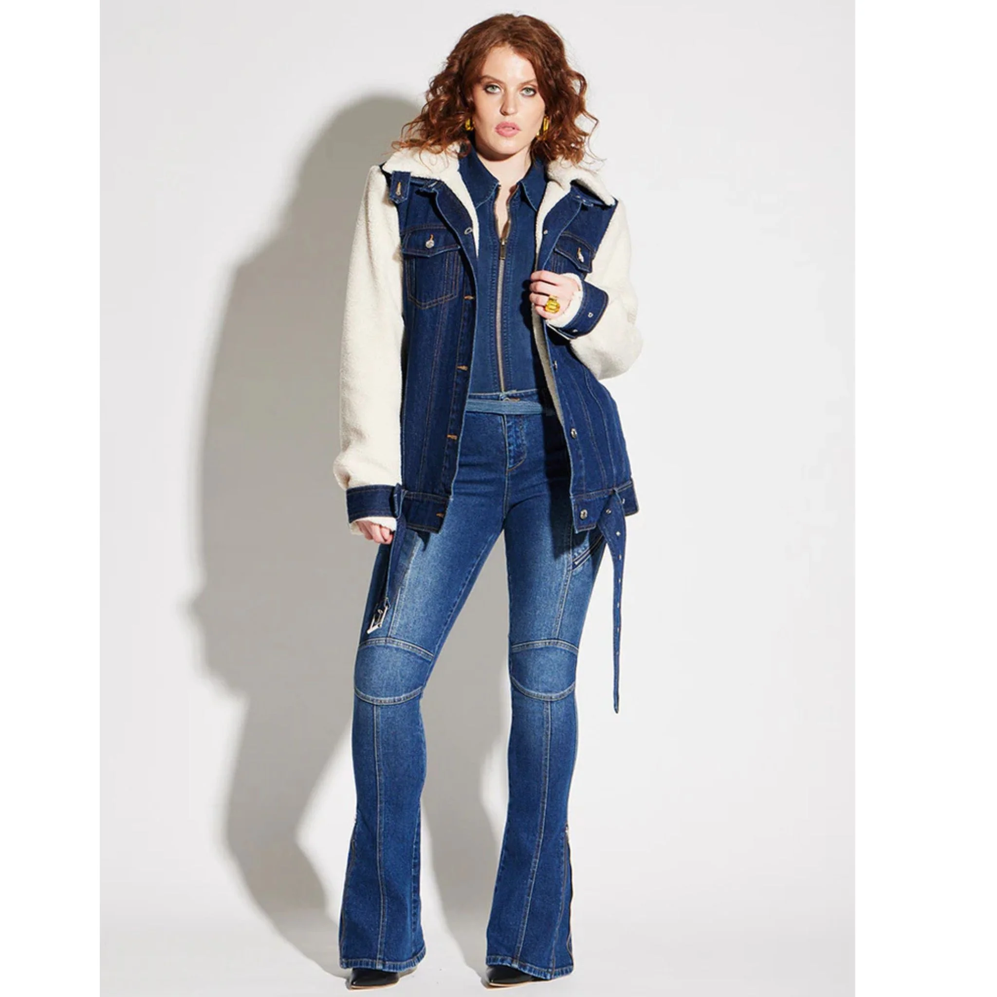 Circular Path X Love Tara Zelda Zipper Jean - Image 2
