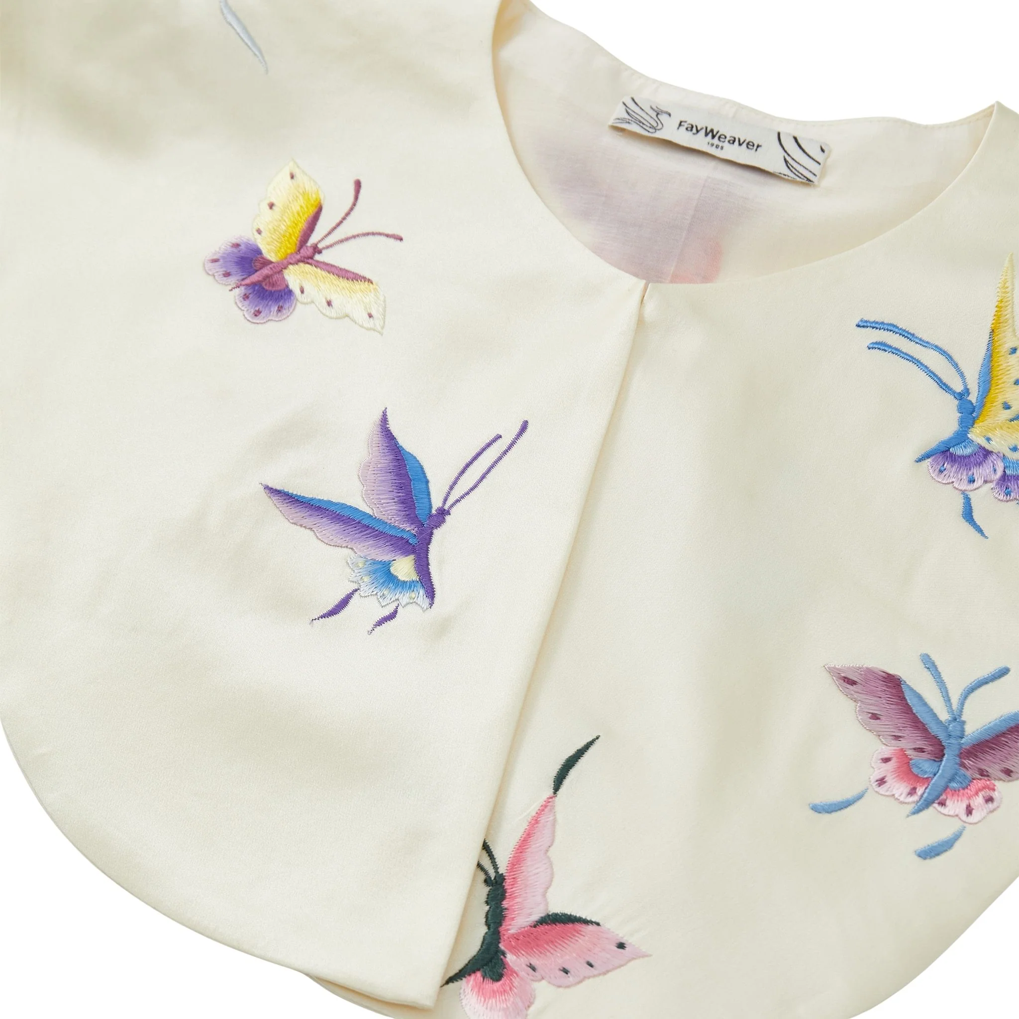 Cream Butterfly Shoulder Adornment - Image 7