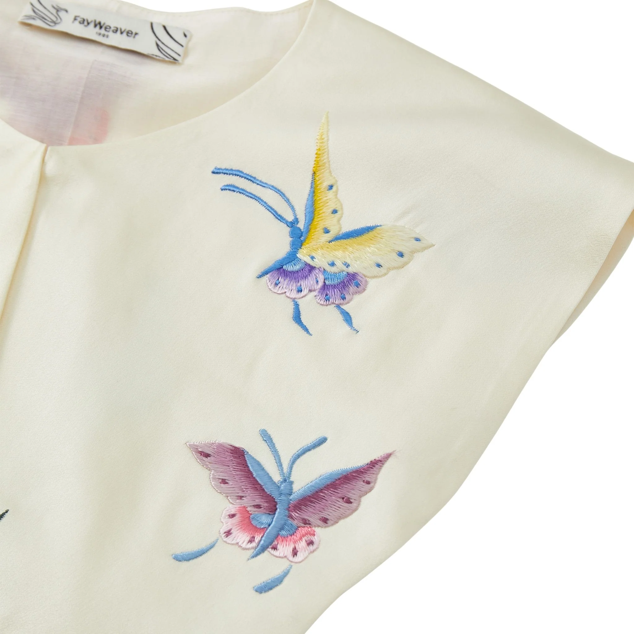 Cream Butterfly Shoulder Adornment - Image 8