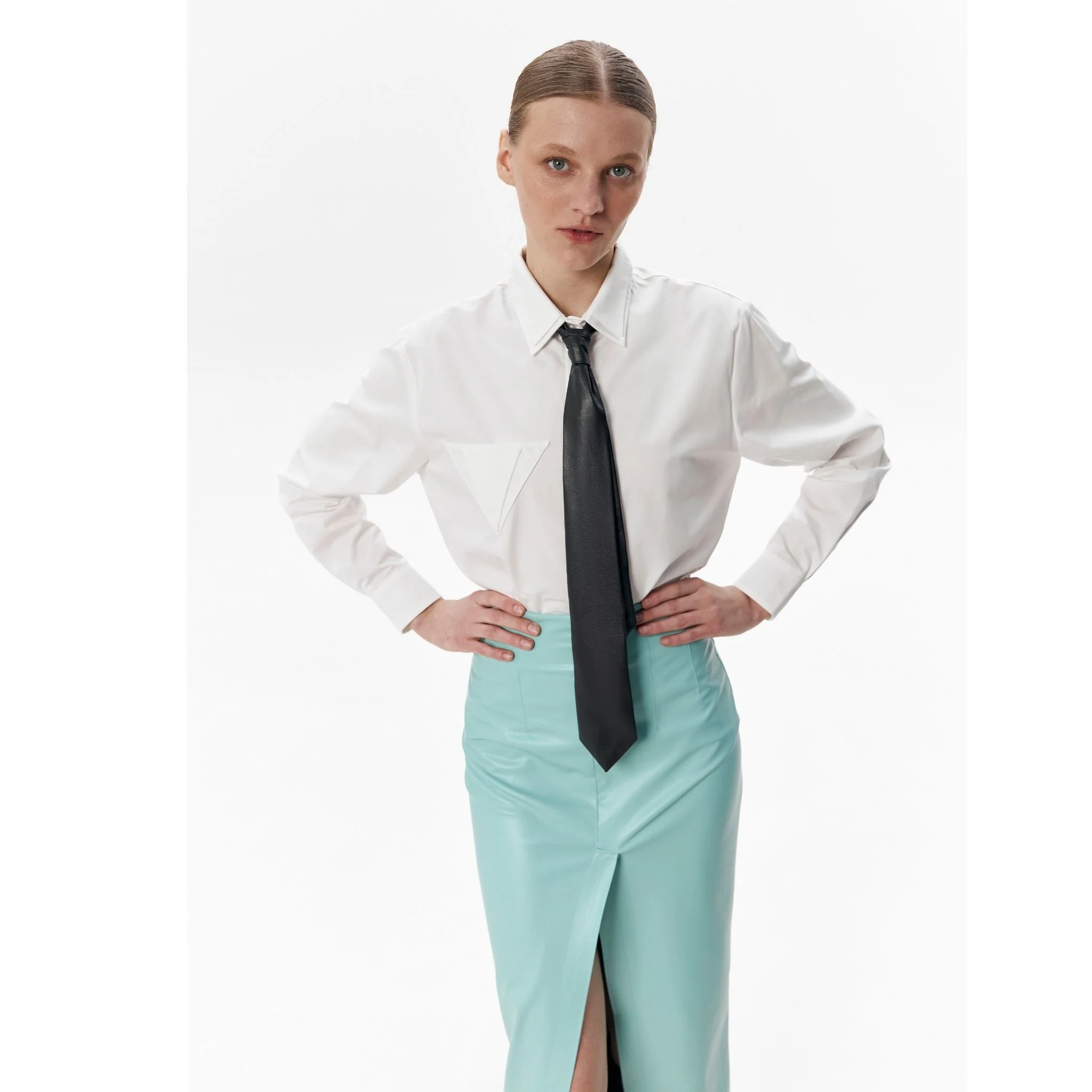 Black STRAP Tie - Image 2