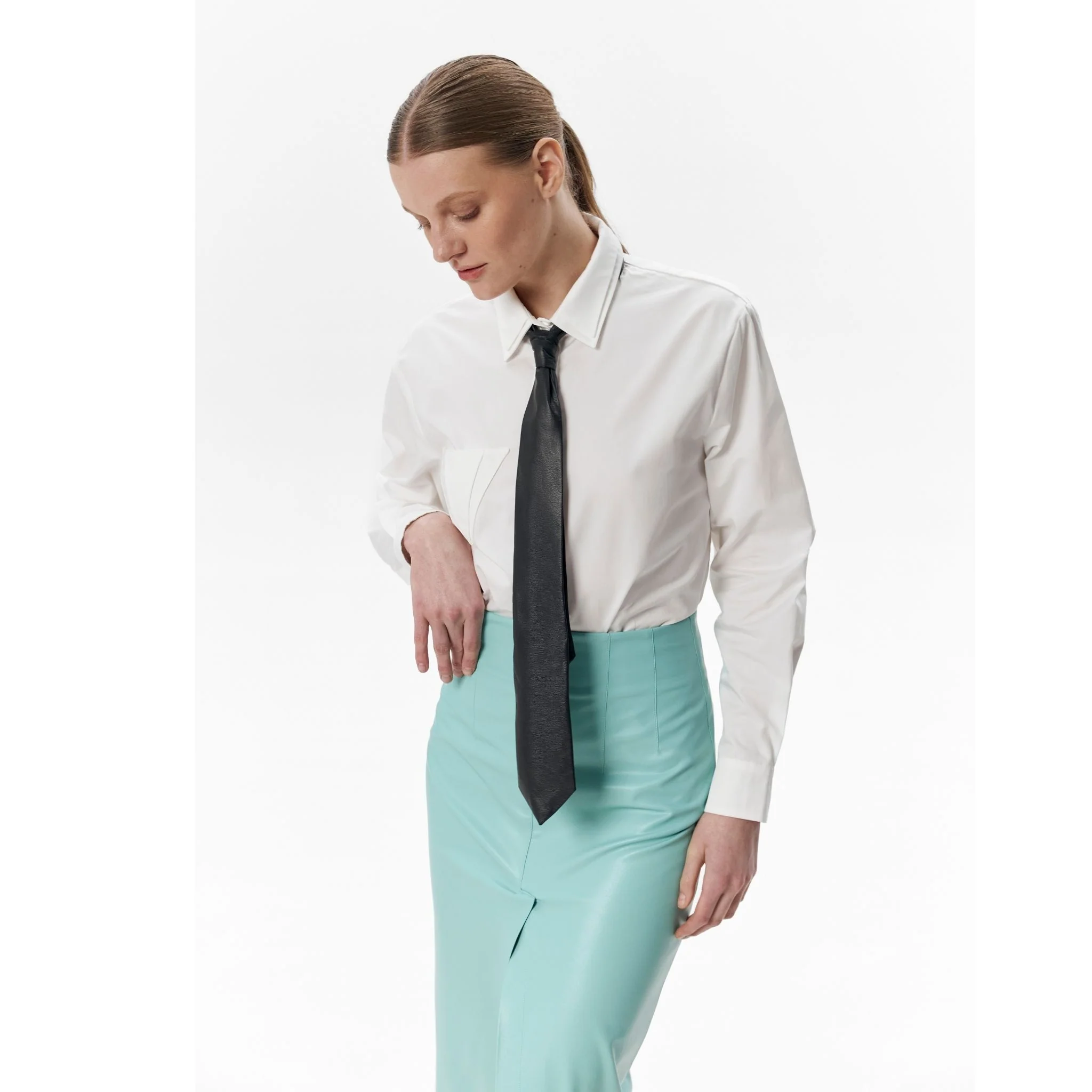 Black STRAP Tie - Image 4
