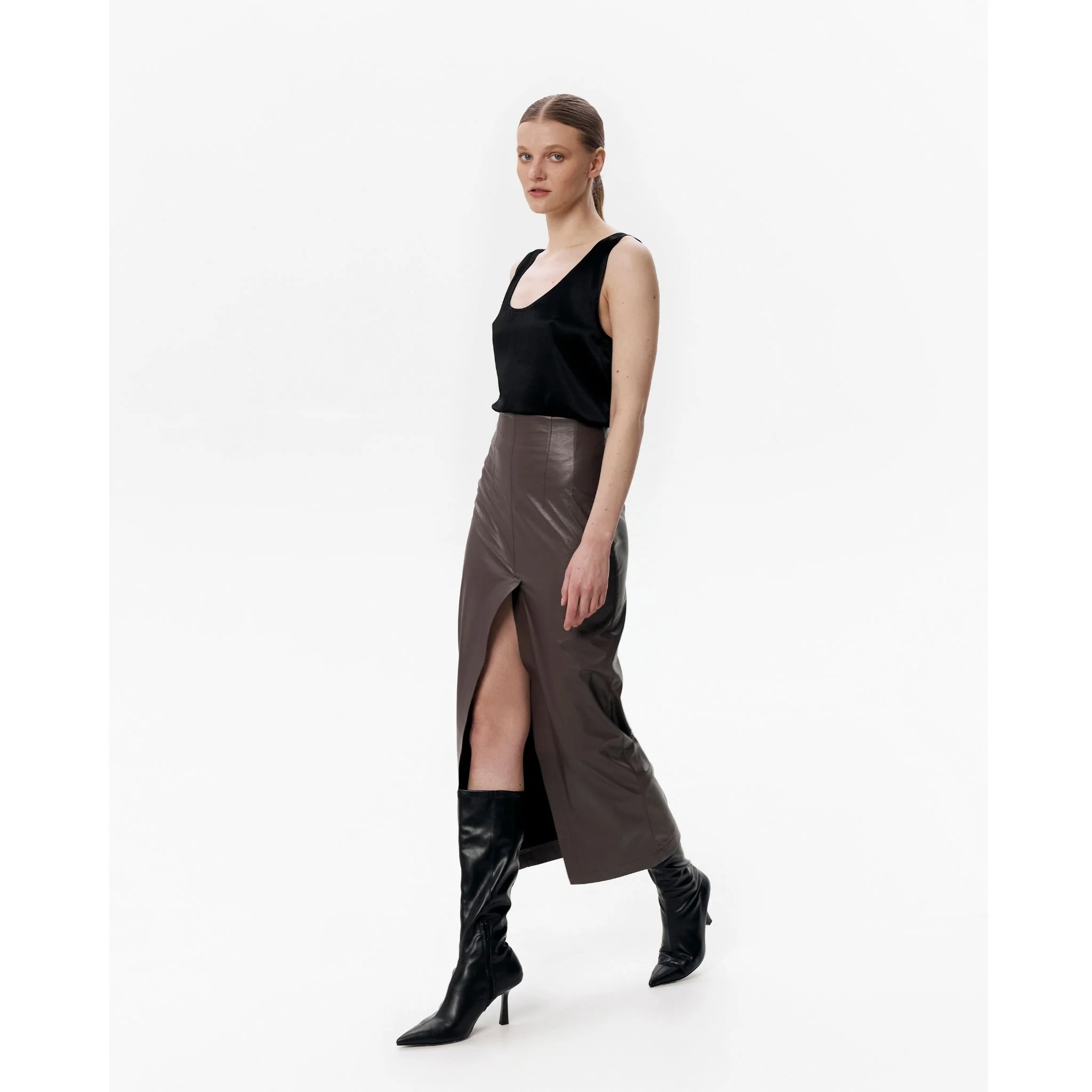Brown AGENDA Skirt - Image 4