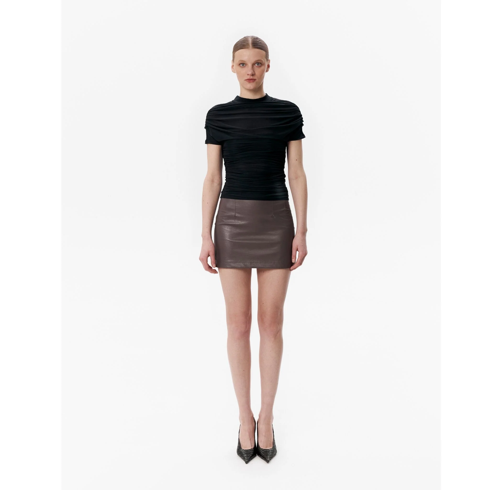 Brown BRIEF Skirt - Image 2