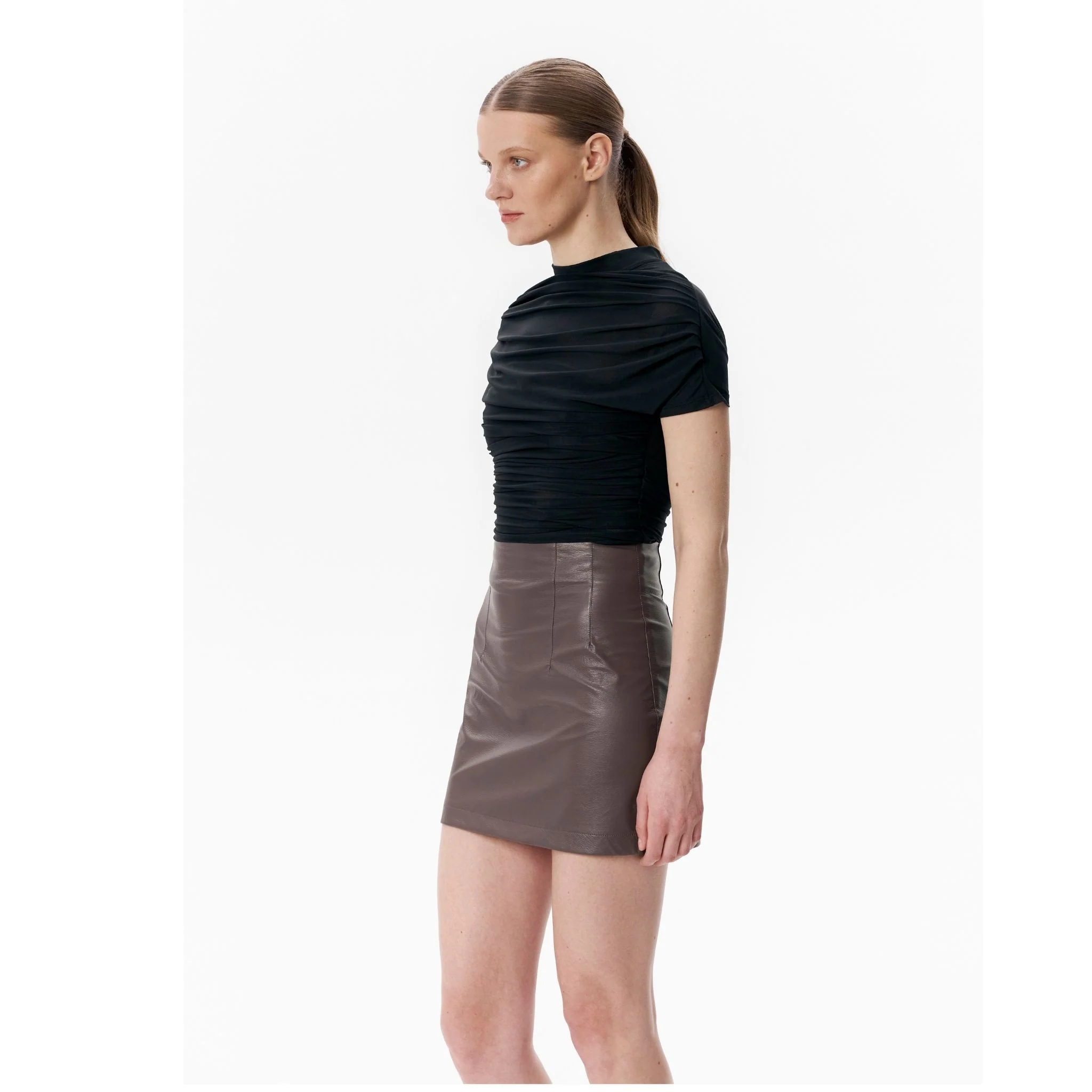 Brown BRIEF Skirt - Image 4