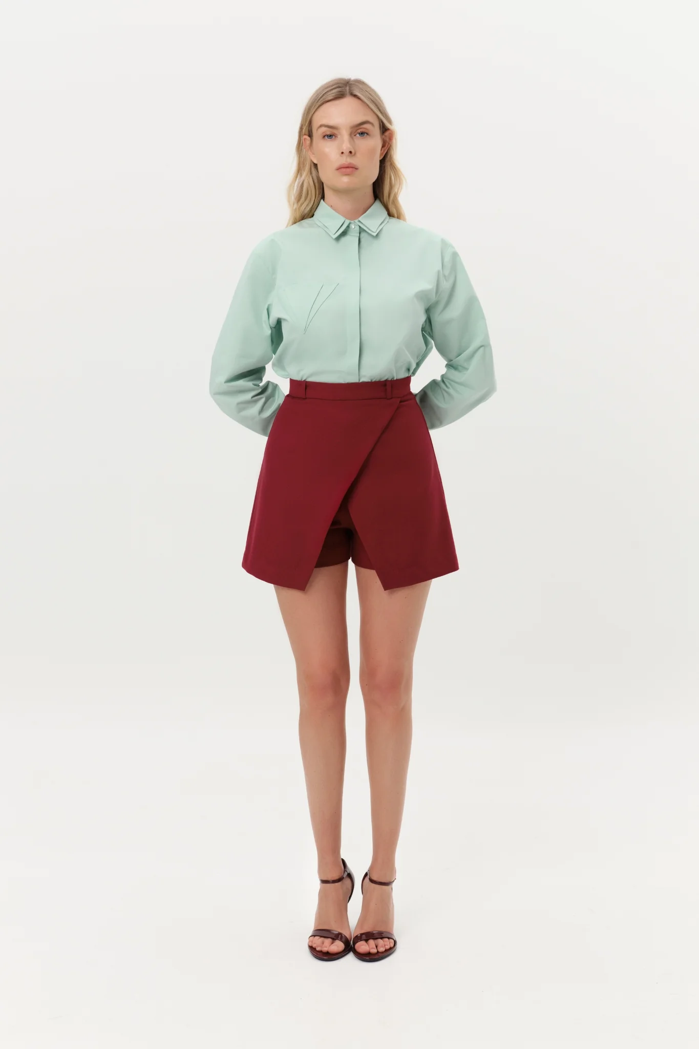 Burgundy AXIS Shorts - Image 4