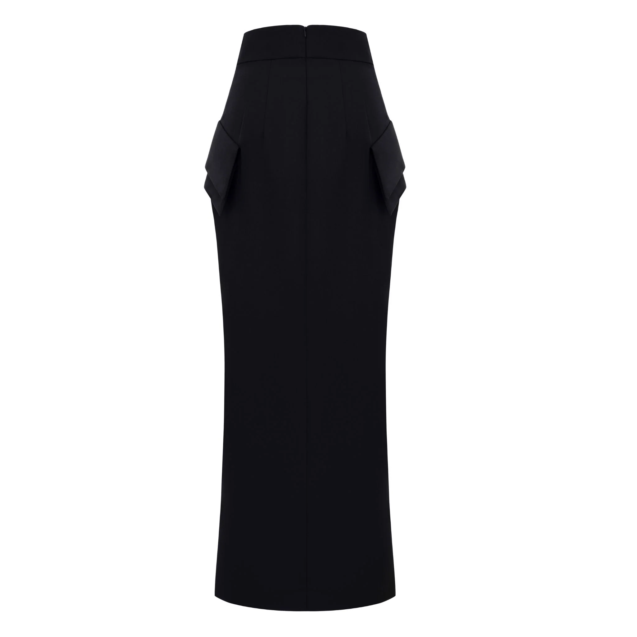 EXECUTIVE Maxi Skirt | Black - Image 2