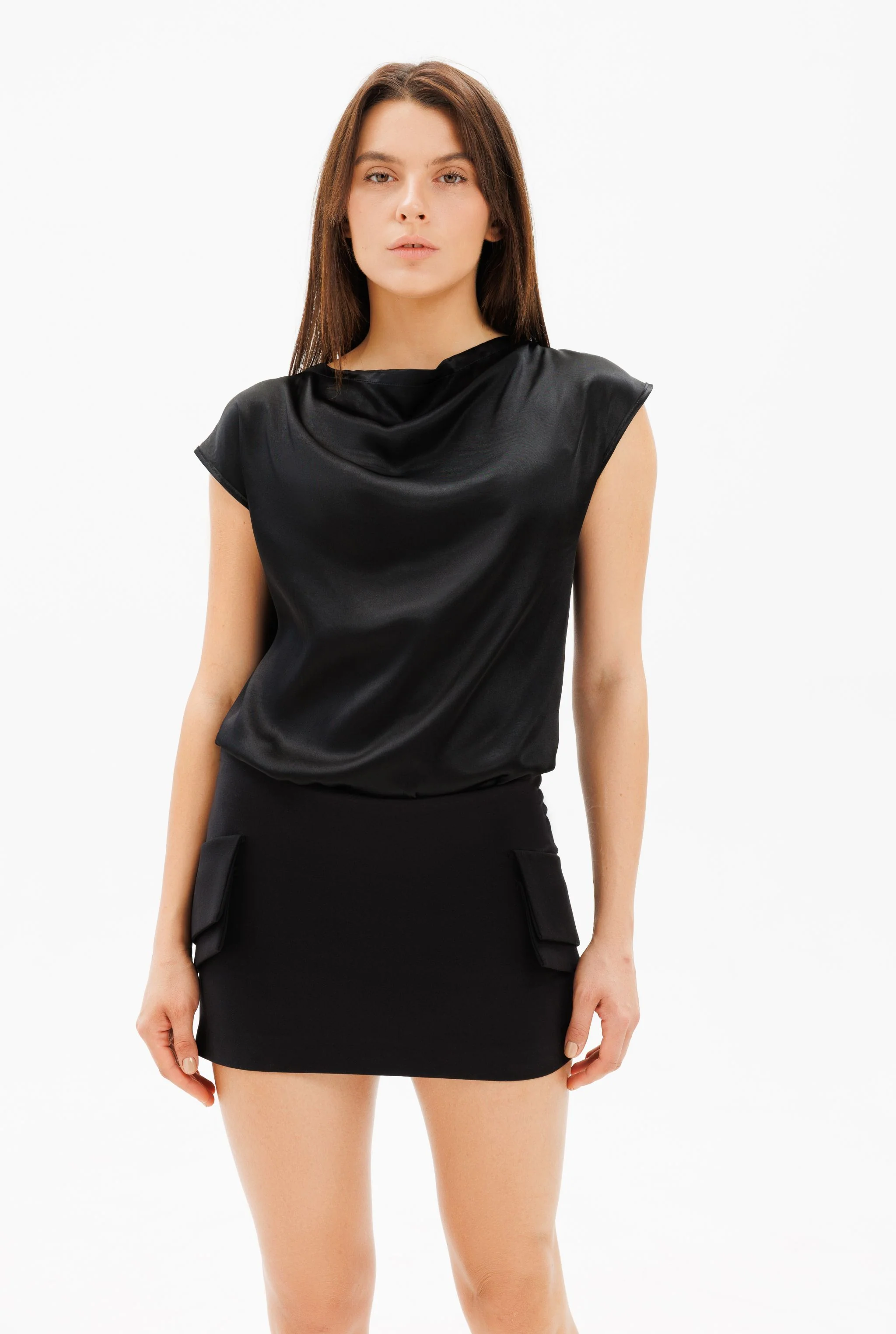 NO DRAMA Skort | Black - Image 3