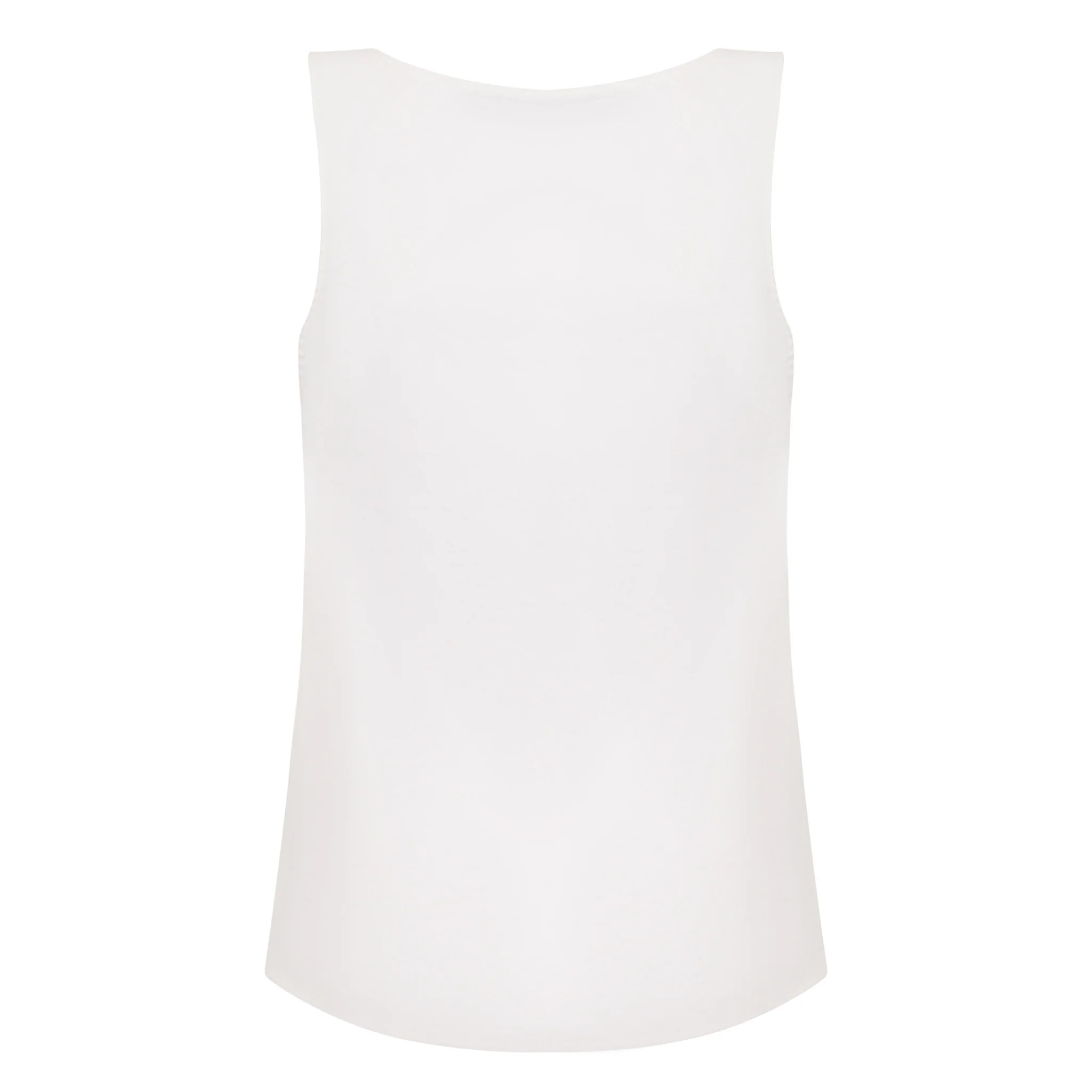 PAPER-CRISP Tank Top in White - Image 2