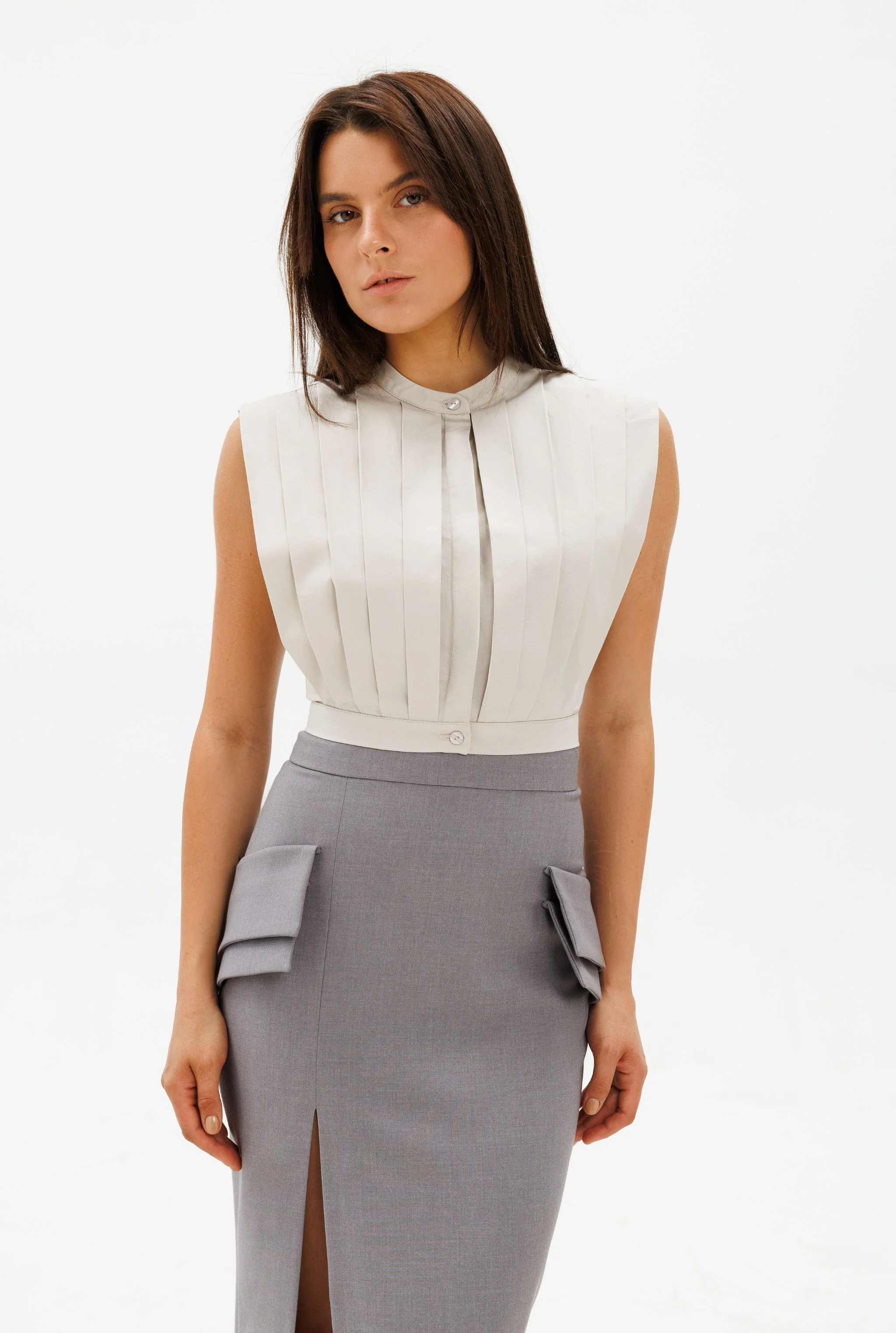 SHELLFISH Top | Gray - Image 3