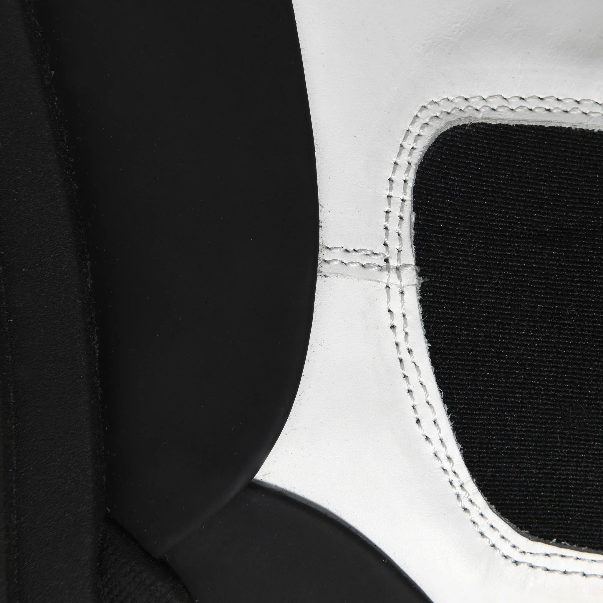 Black and White Leather Chelsea Boots with Platform Sole - Image 11
